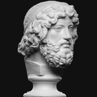 Skægget guddom, Zeus