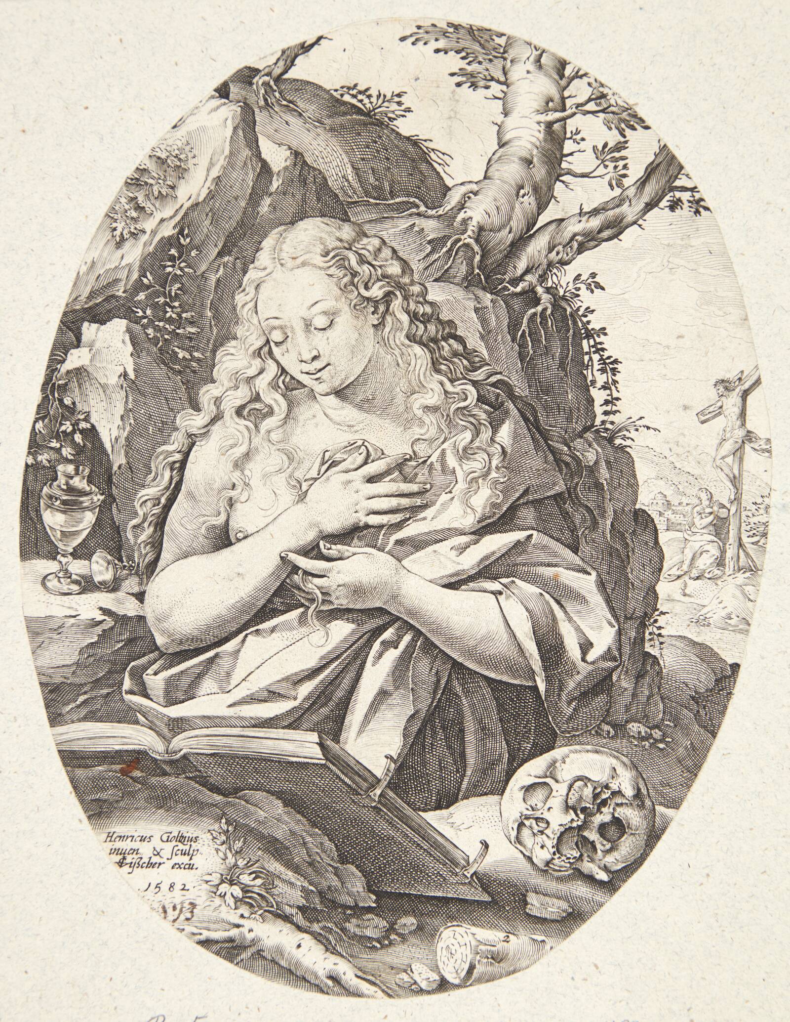 Maria Magdalene, Hendrick Goltzius, 1582