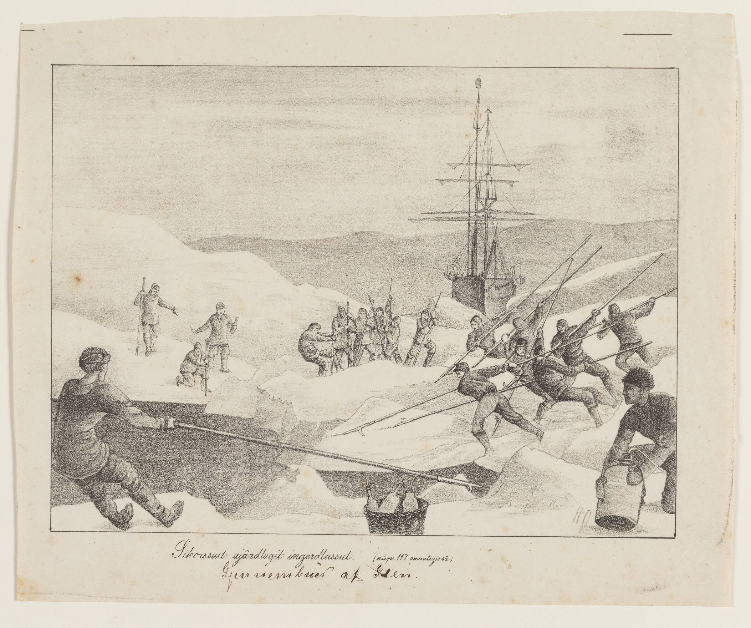 Gennembrud af isen ("Sikorssuit ajârdlugit ingerdlassut"), Lars Møller, 1878-1879