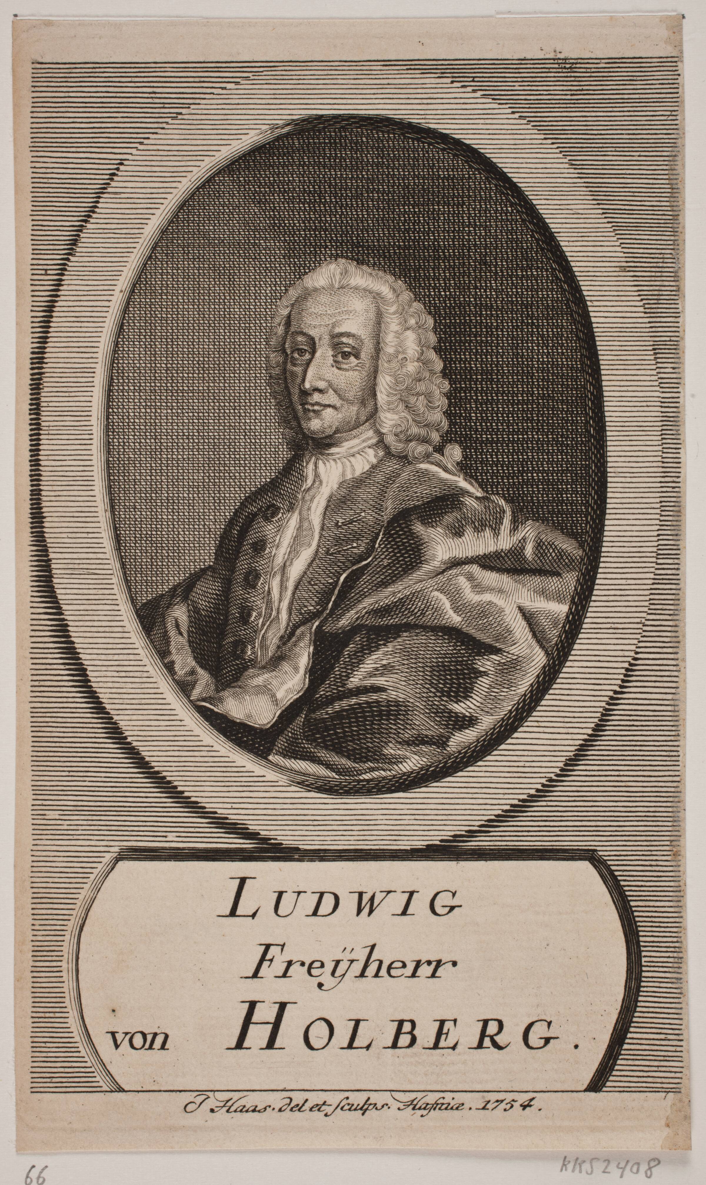 Ludvig Holberg, Jonas Haas, 1754