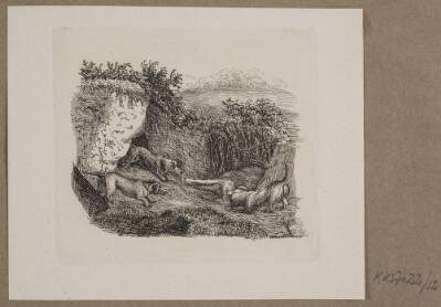 Illustration til O. Specter, "Fabler for Børn"