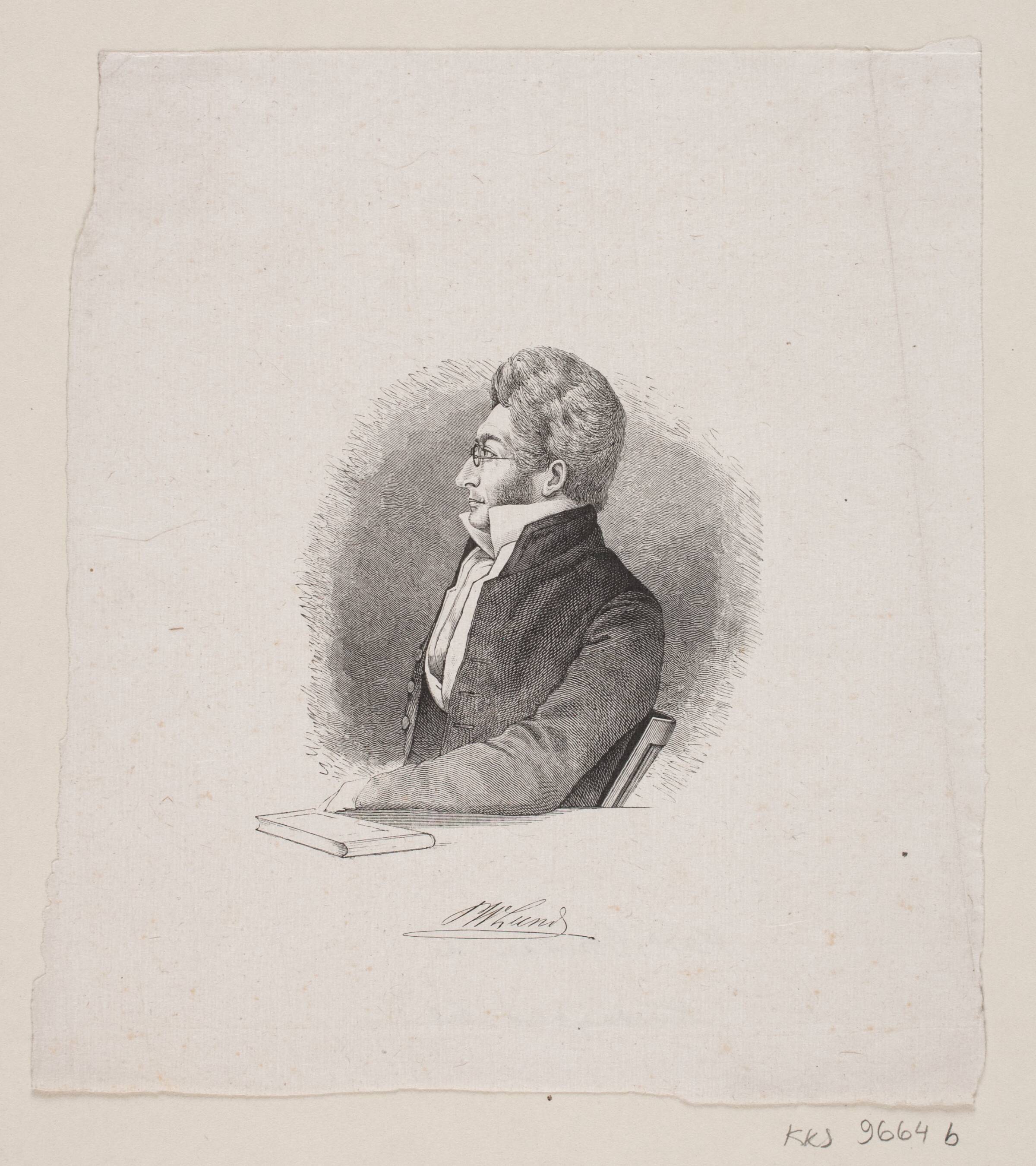 Professor P.W. Lund, Carl Poulsen, 1855-1935