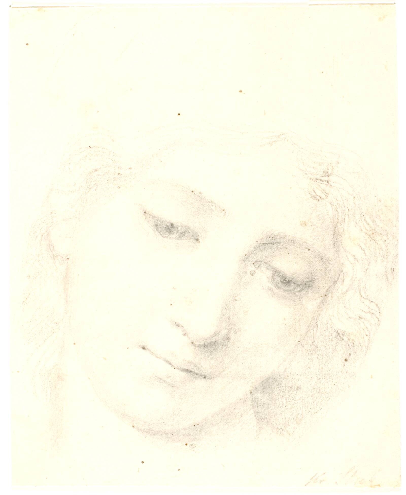 Hoved af en engel, C.G. Kratzenstein Stub, 1808-1816