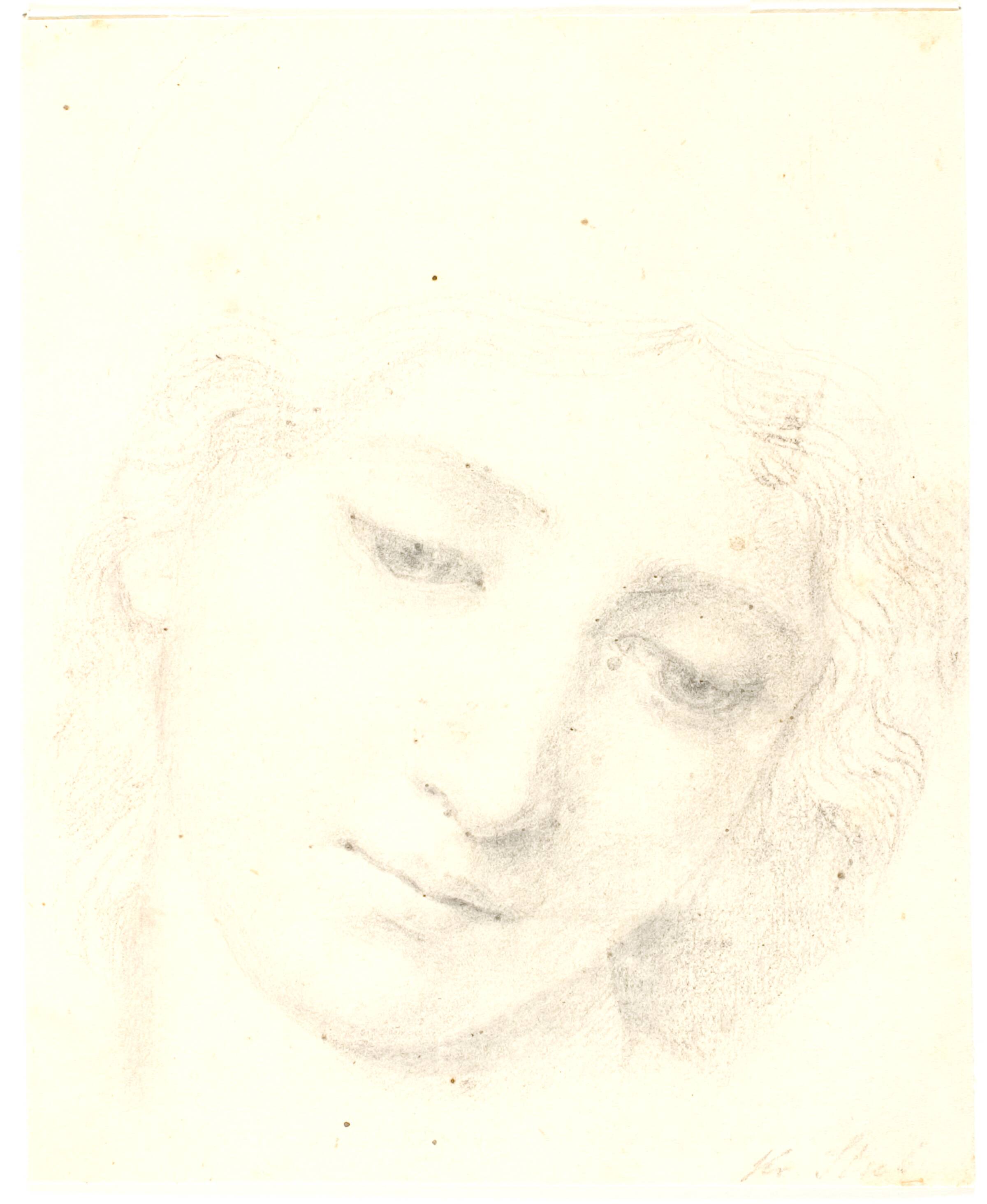 Hoved af en engel, C.G. Kratzenstein Stub, 1808-1816