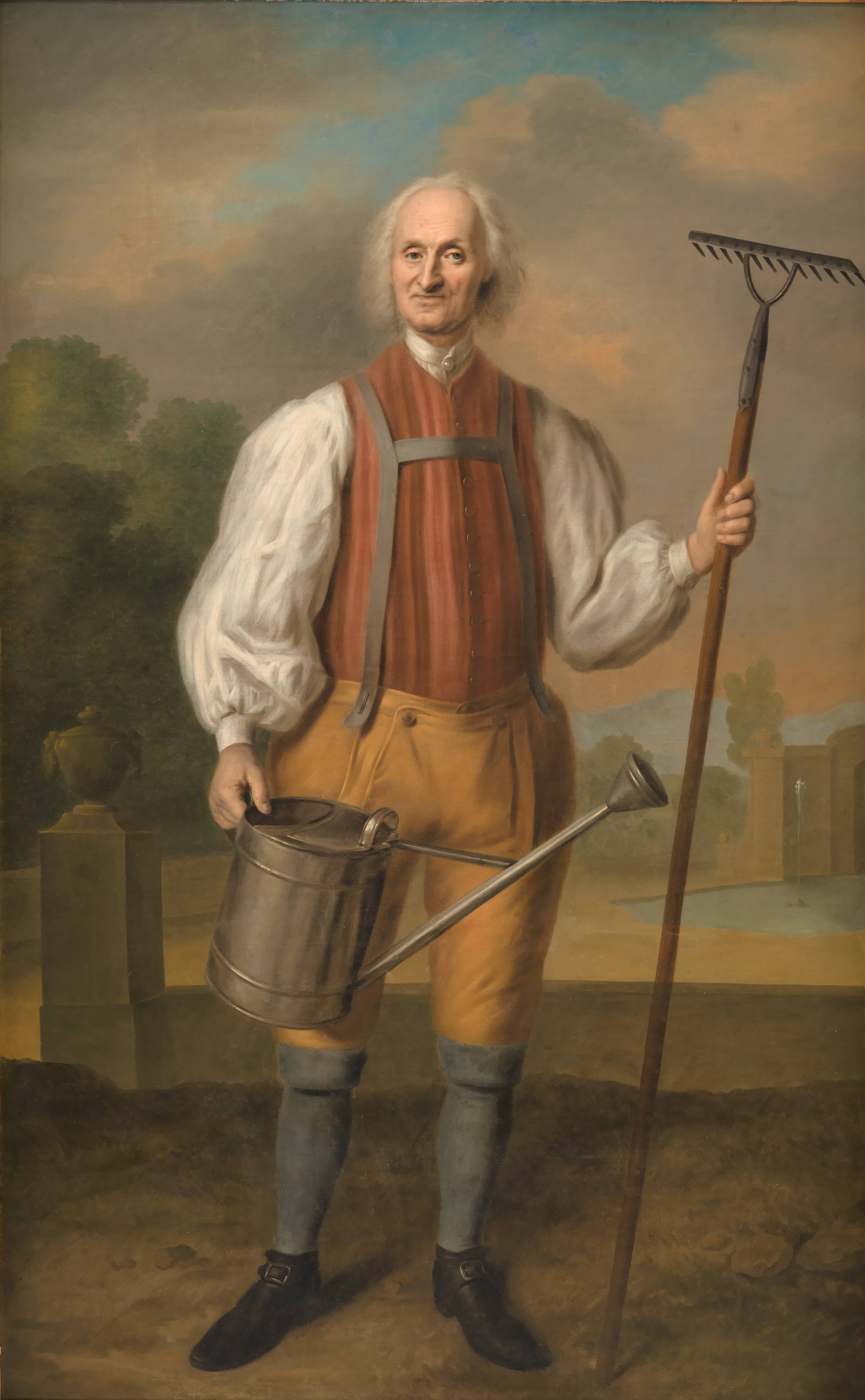 En gartner, Balthasar Denner, 1735