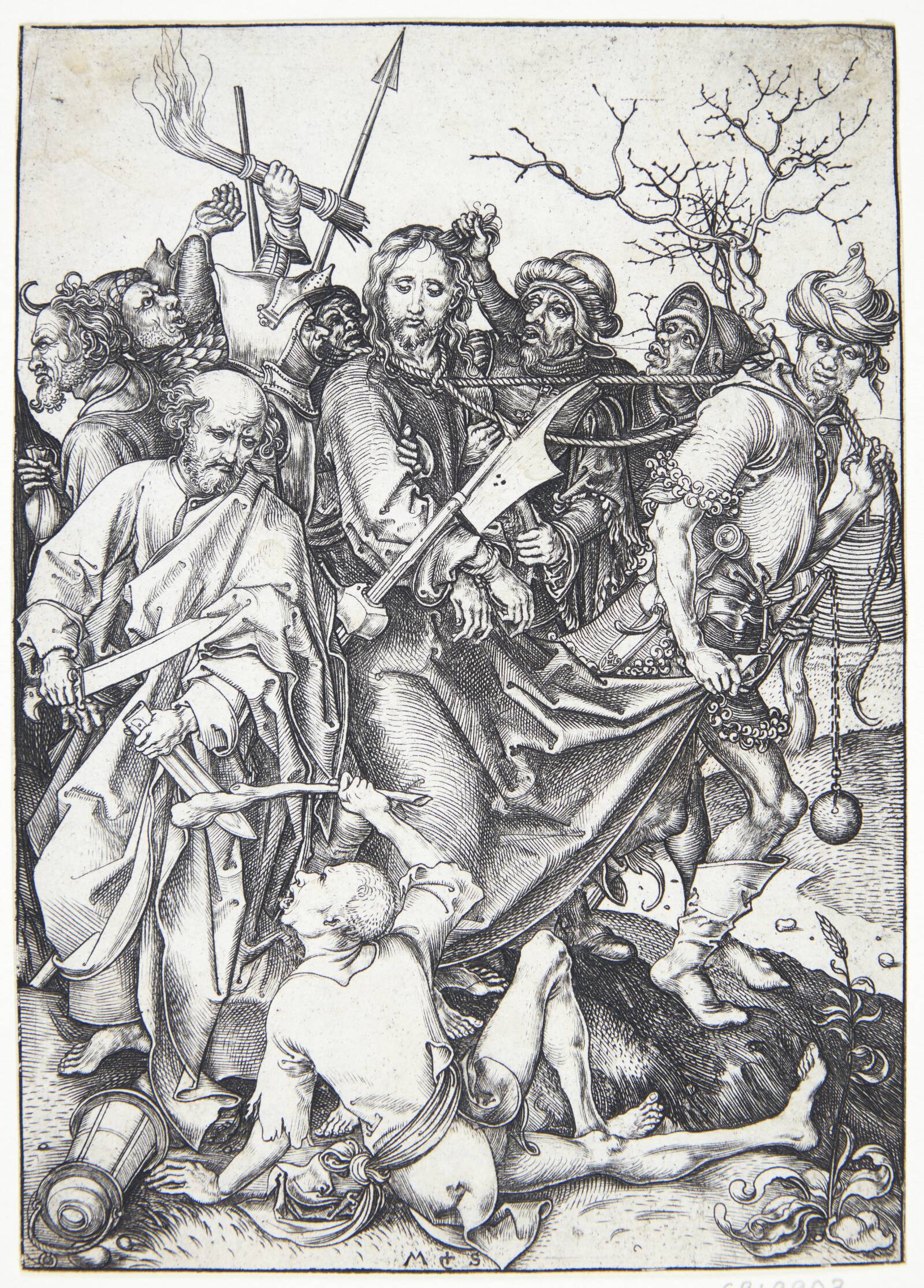 Kristi tilfangetagelse, Martin Schongauer, 1430-1491