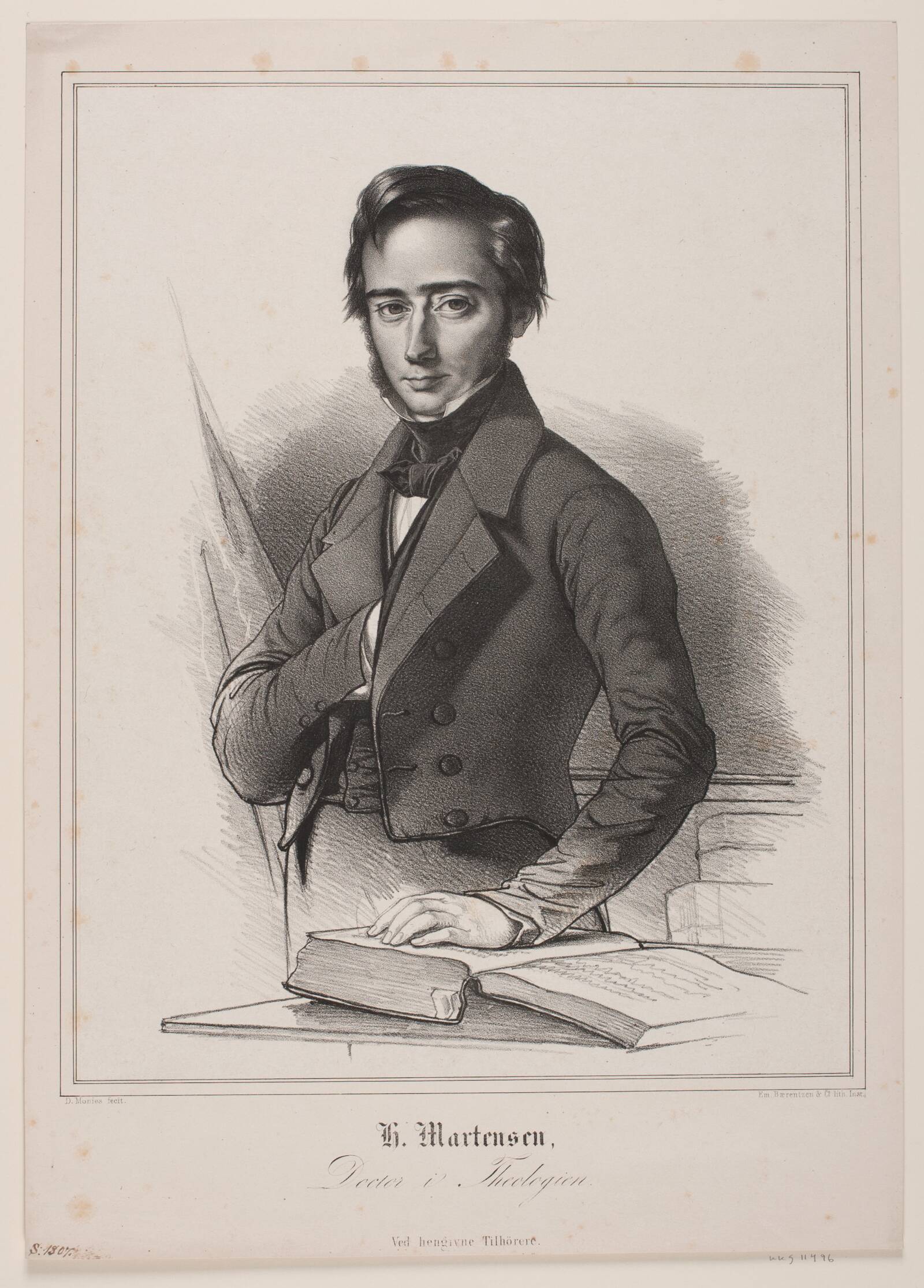 Biskop Hans Lassen Martensen, David Monies, 1841
