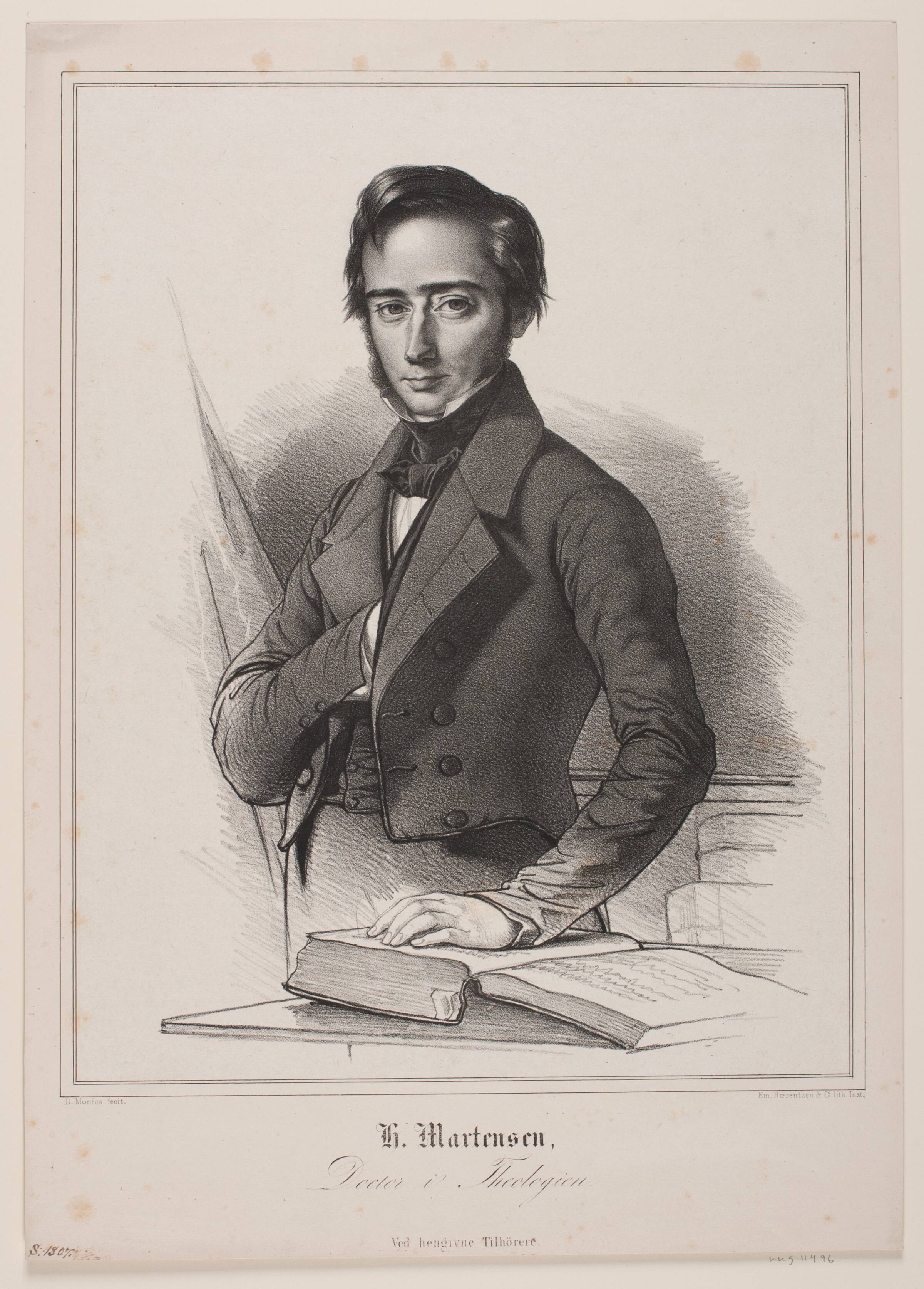 Biskop Hans Lassen Martensen, David Monies, 1841
