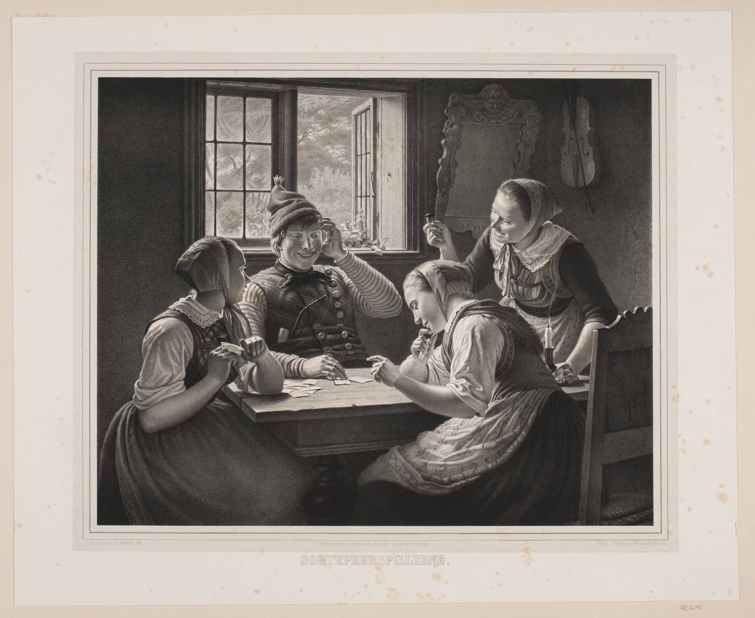 Sortepeerspillerne, Peter Henrik Gemzøe, 1863