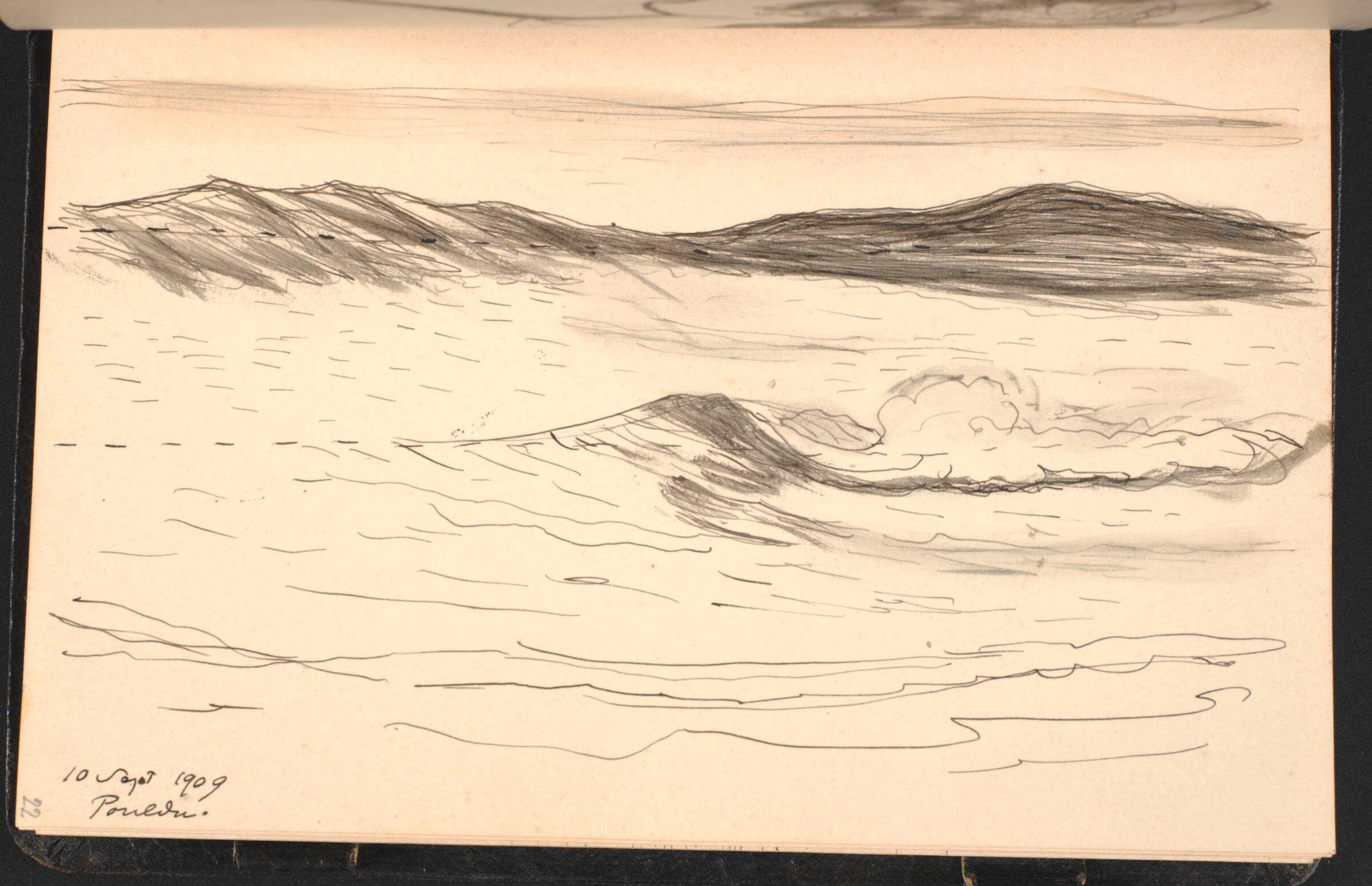 Havets brænding., J.F. Willumsen, 1907-1910