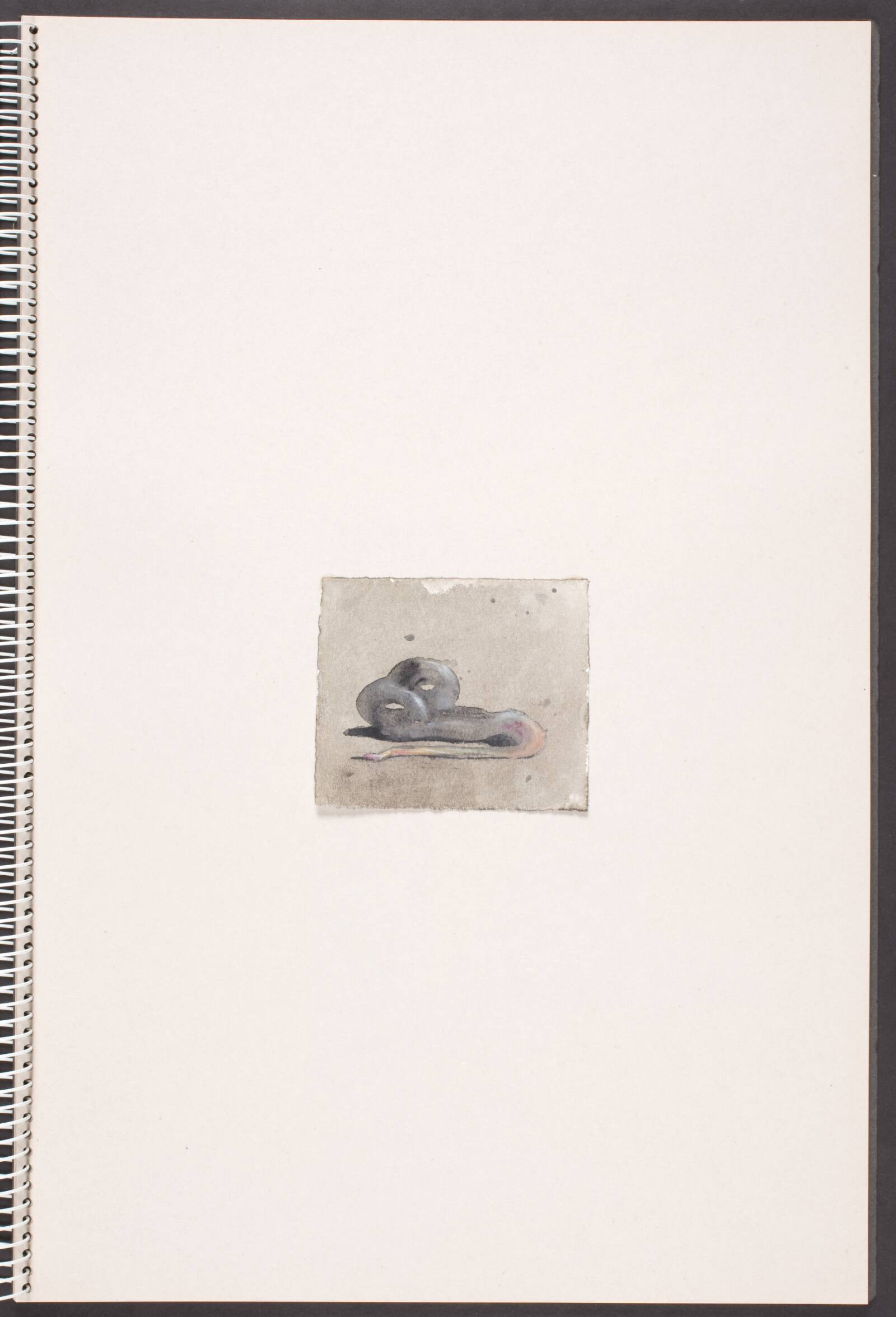 Amorf, liggende, ormelignende form, Michael Kvium, 1991-1993