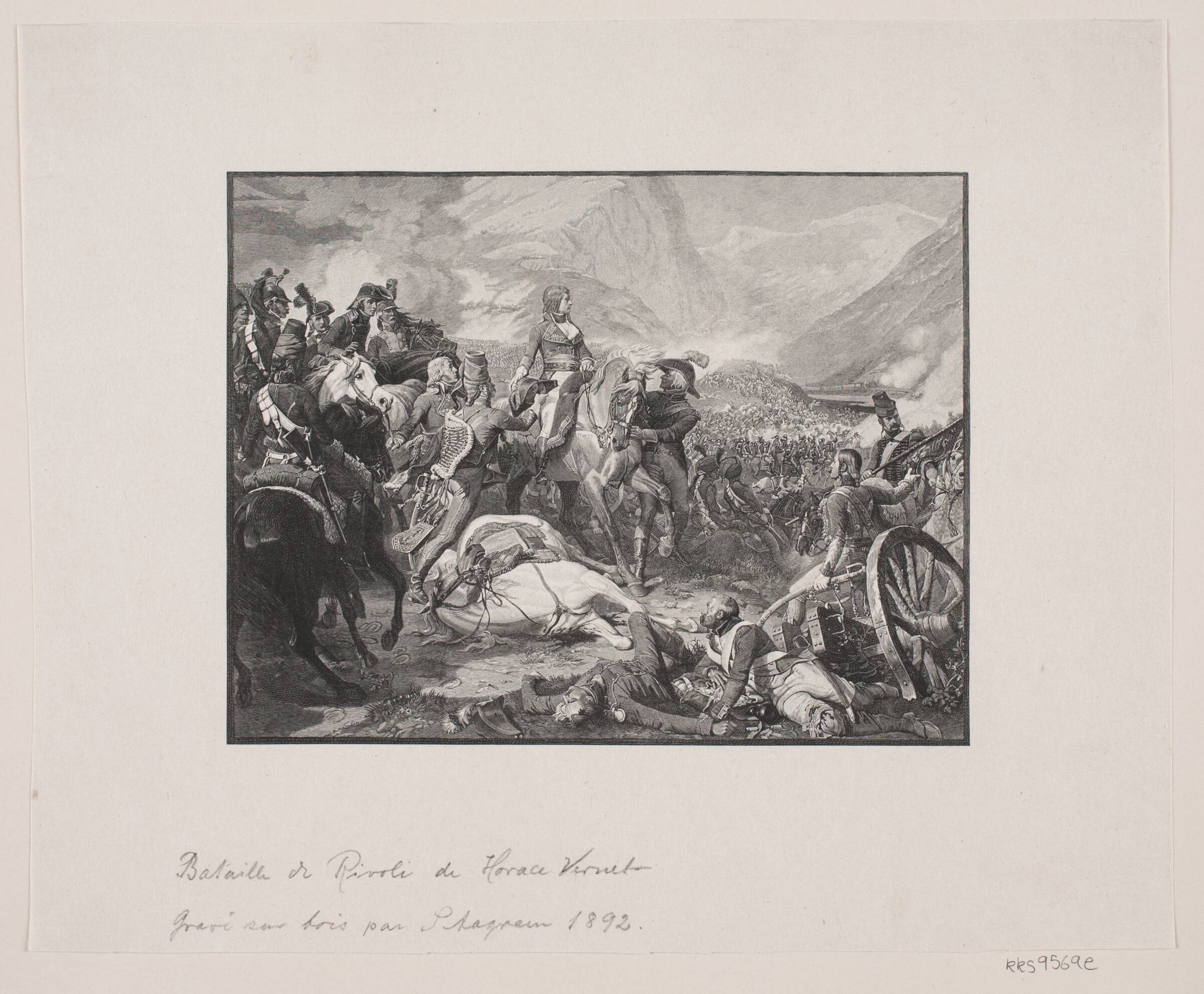 Bataille de Rivoli, 14 janvier 1797, S. Aagren, 1892