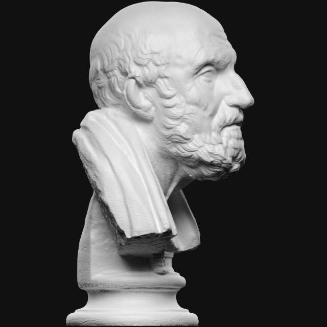 Portrait of Chrysippus (c. 280-207 BC), Greek philosopher 3D model by SMK, National Gallery of Denmark