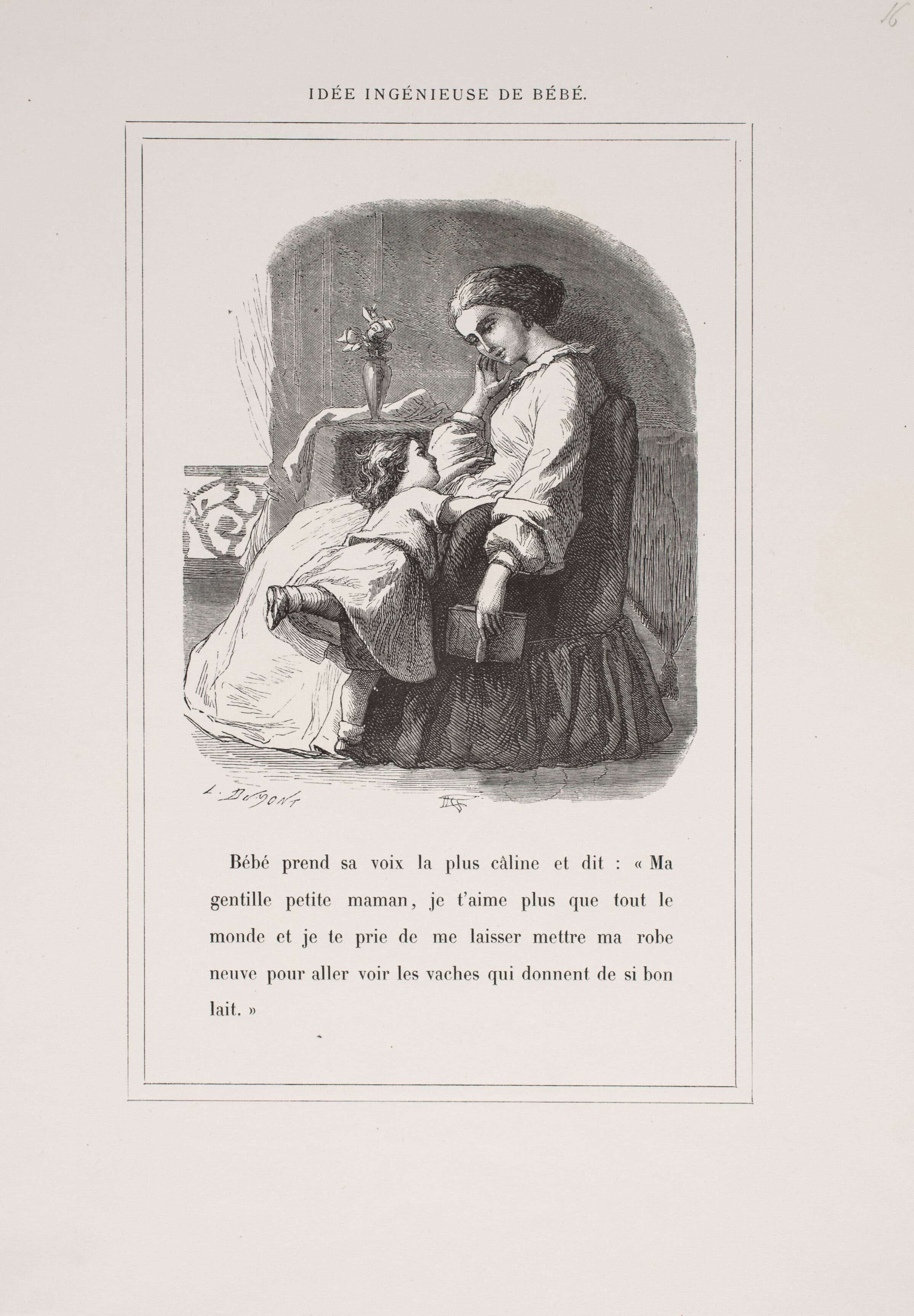 Idée ingénieuse de Bébé, Louis Paul Pierre Dumont, 1863
