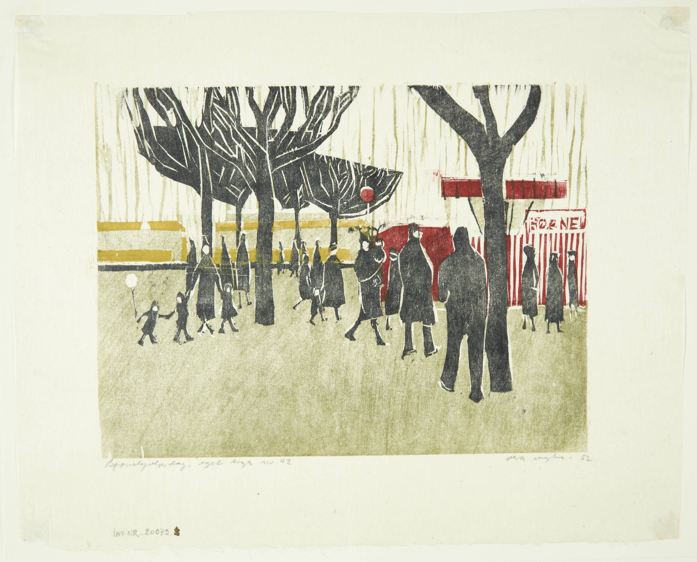 "Børnehjælpsdag", Myhre, Vera, 1952