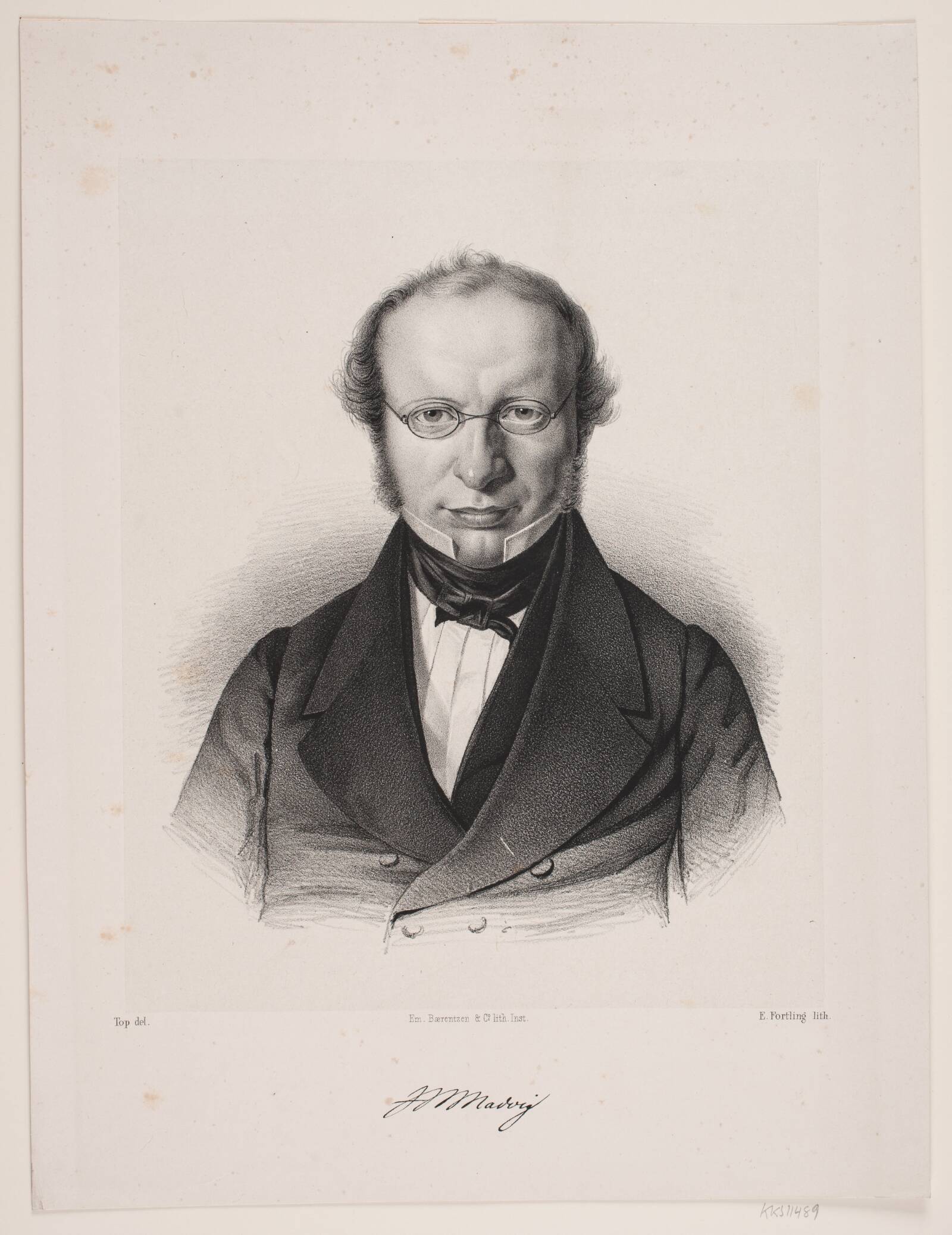 Johan Nicolai Madvig, Edvard Fortling, 1809-1875