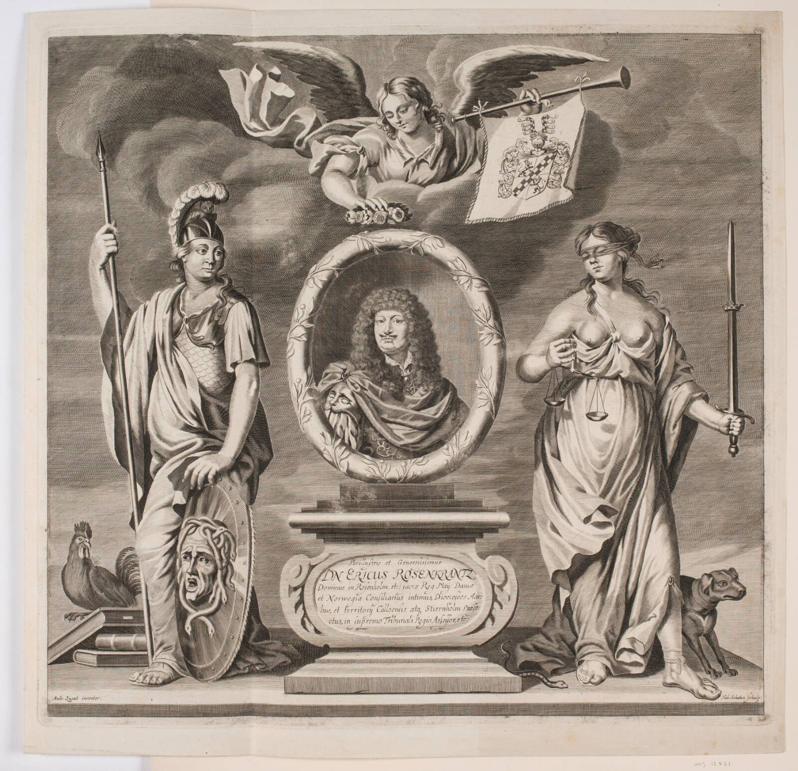 Erik Rosenkrantz, Hubert Schaten, 1612-1681