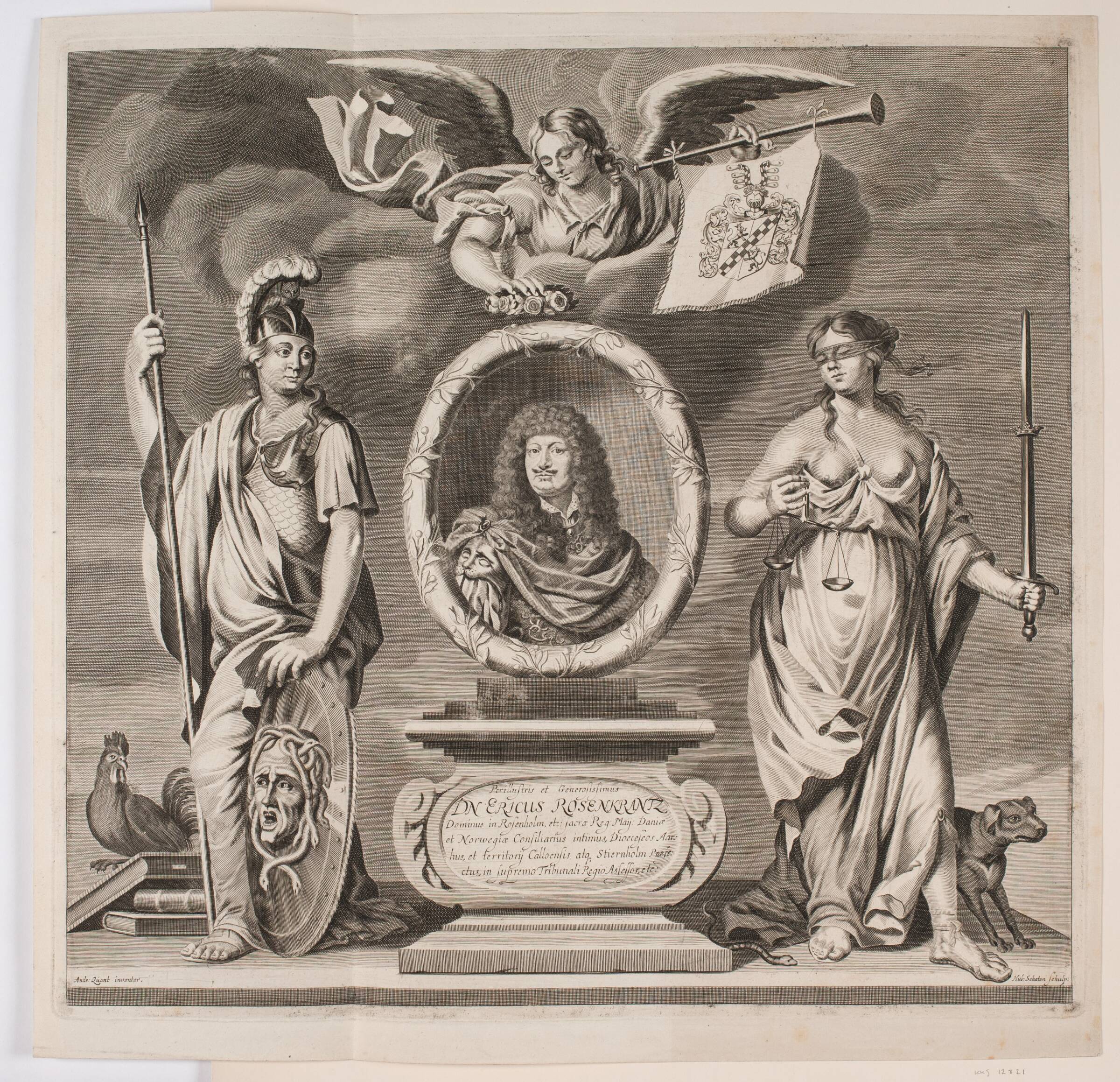 Erik Rosenkrantz, Hubert Schaten, 1612-1681