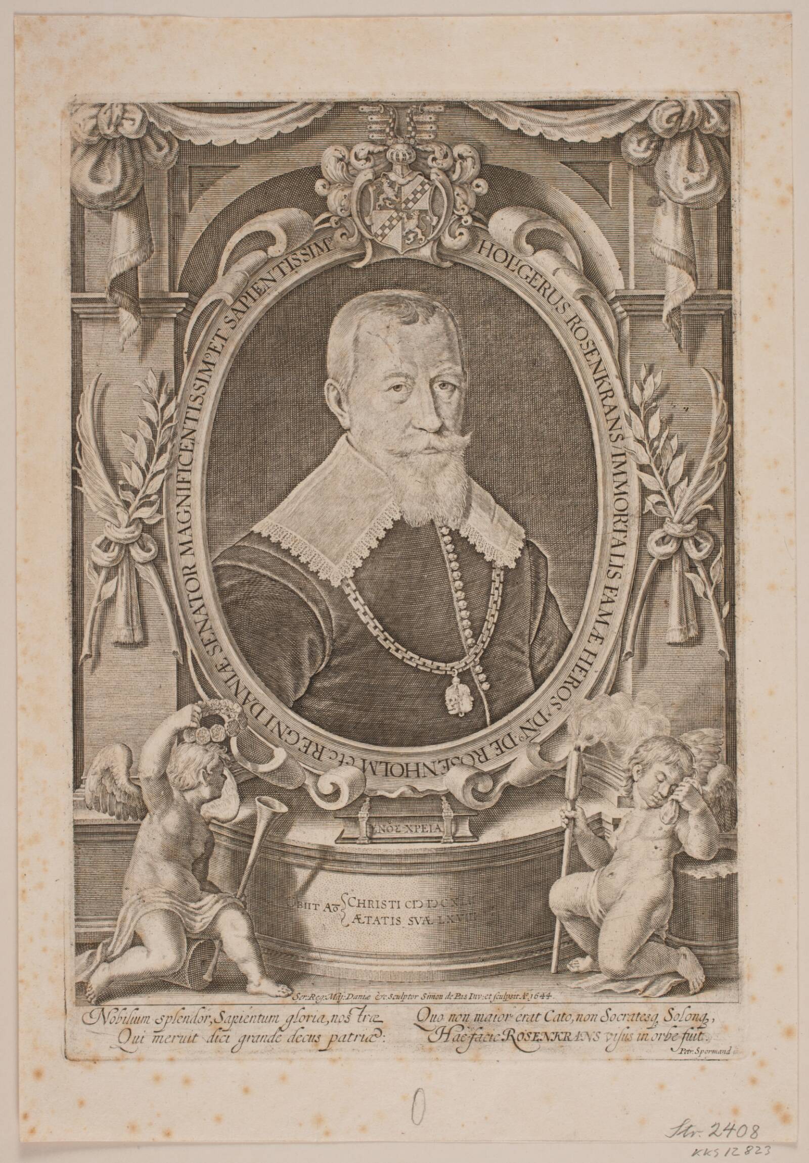 Holger Rosenkrantz, Simon de Pas, 1644