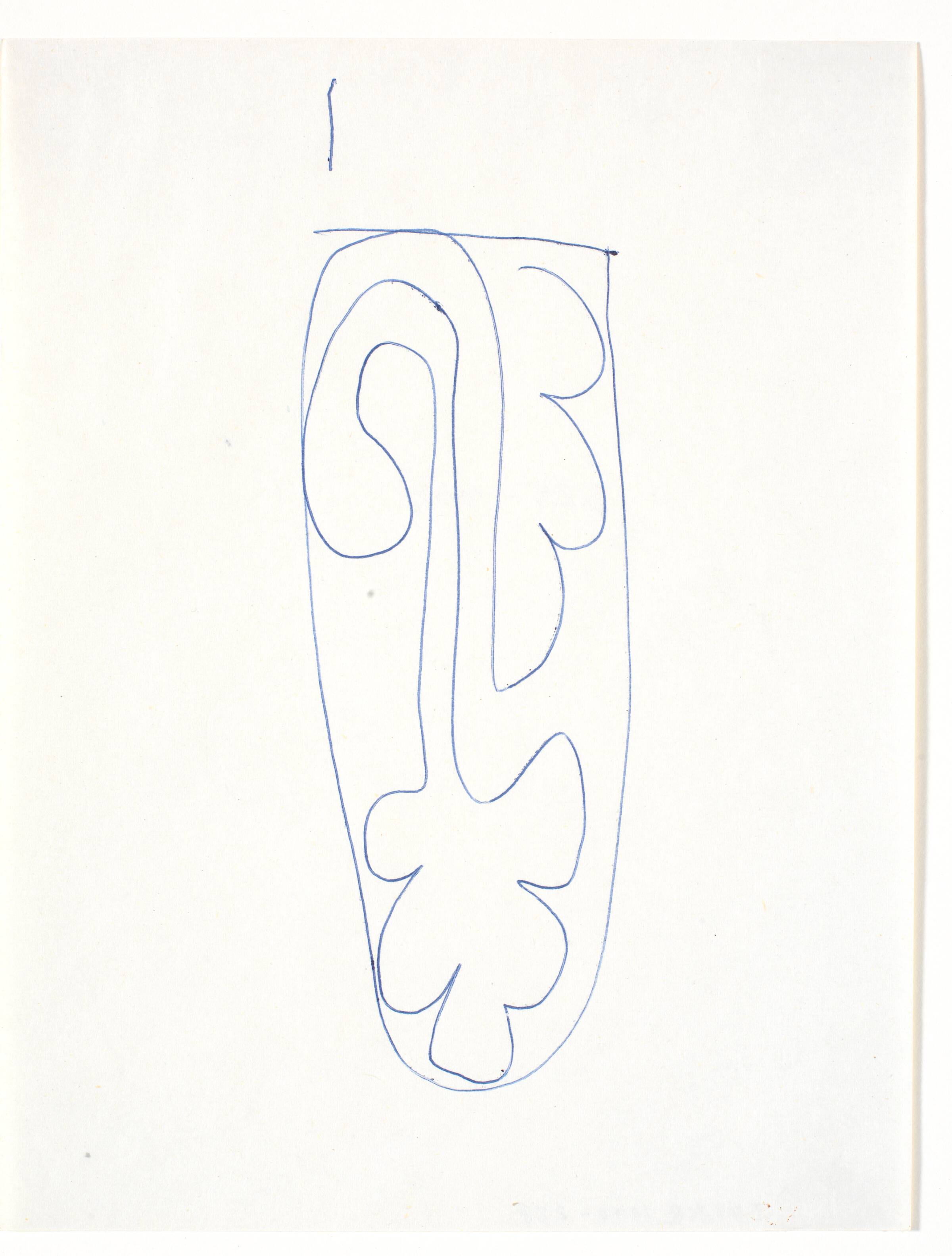 Visuel note, Lone Høyer Hansen, 1986-1989