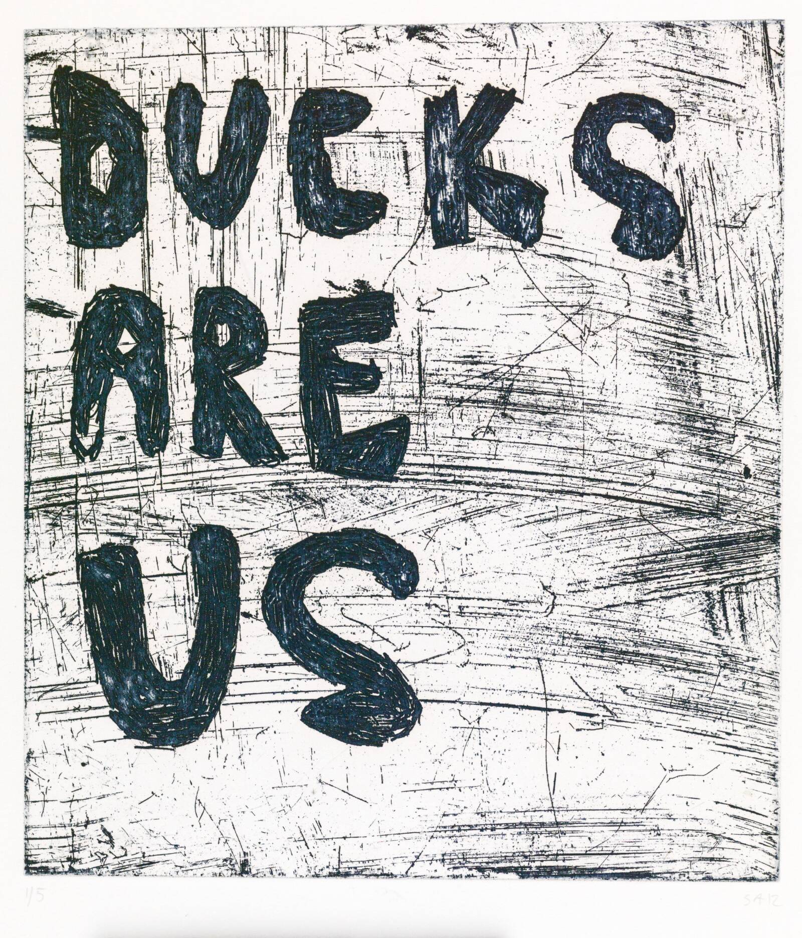 DUCKS ARE US, Svend-Allan Sørensen, 2012