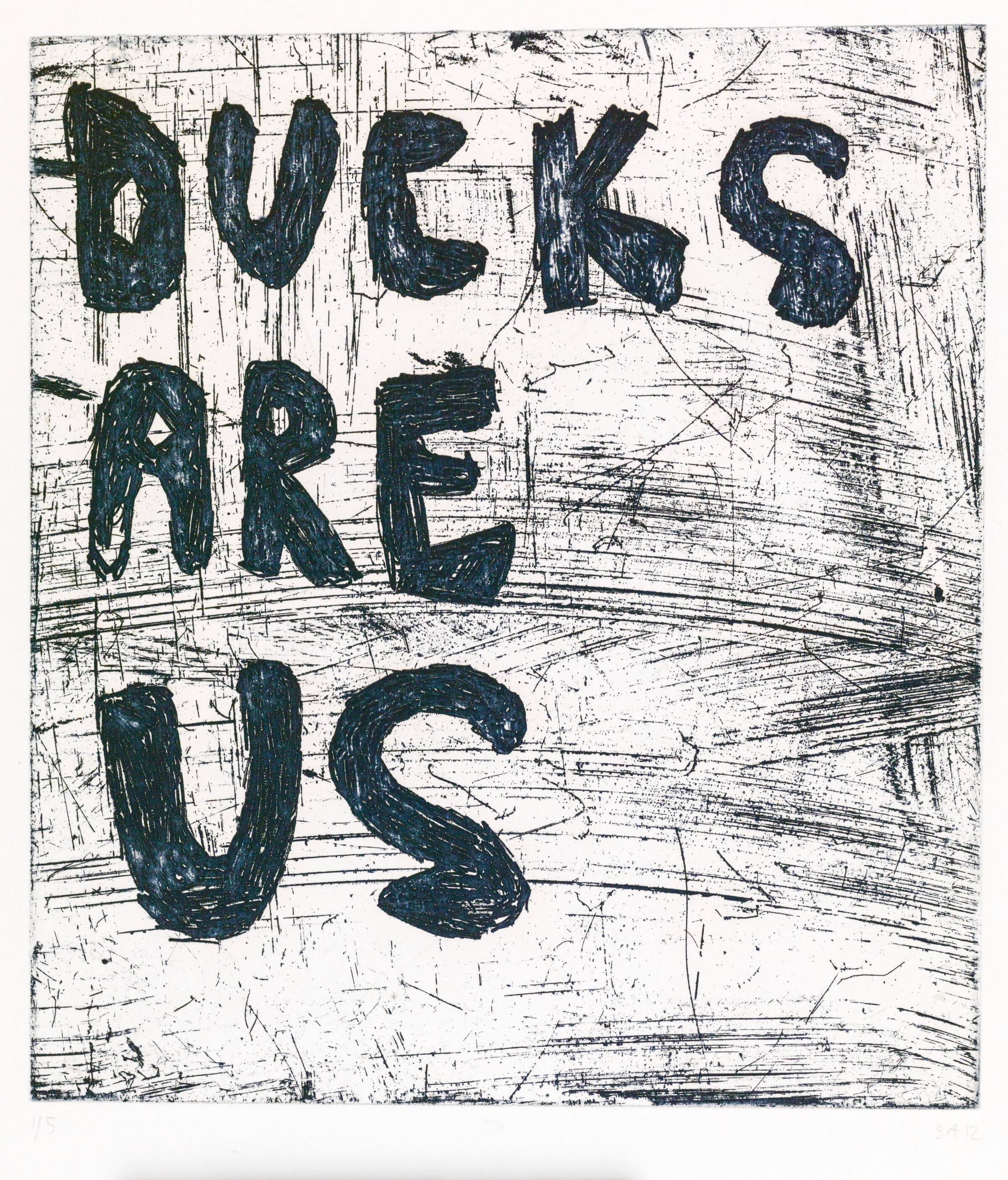 DUCKS ARE US, Svend-Allan Sørensen, 2012