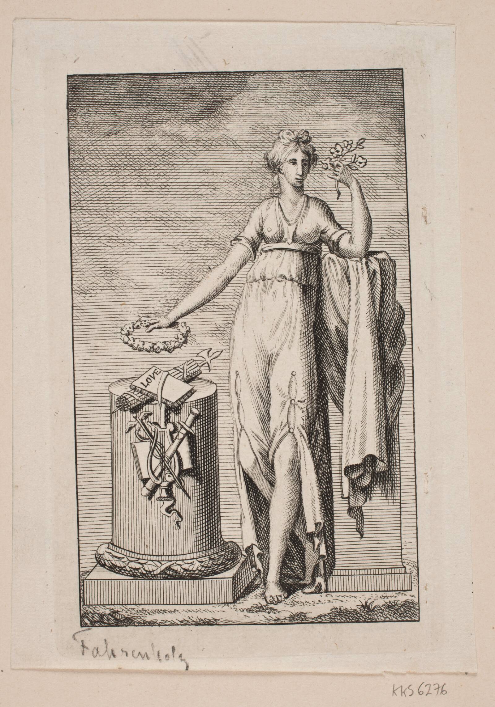 Titelblad: "Justitia", Georg Fahrenholtz, 1783