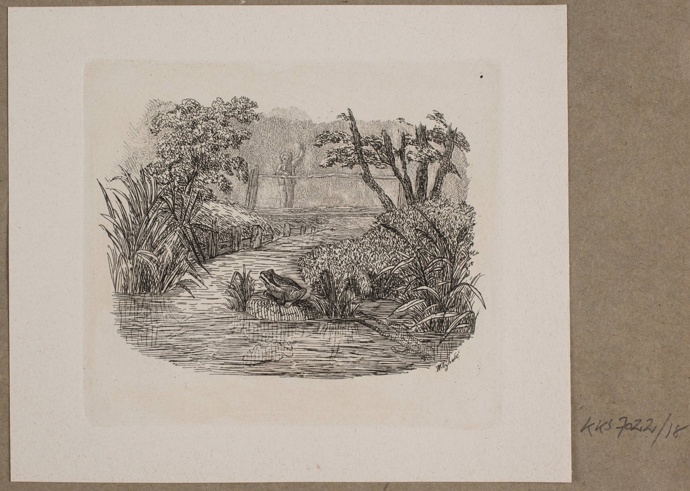 Illustration til O. Specter, "Fabler for Børn", Vilhelm Kyhn, 1838