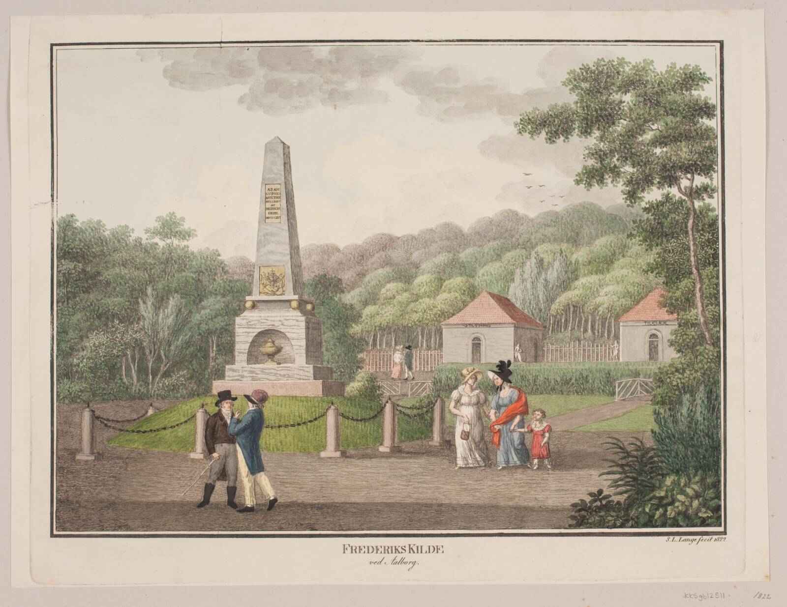 Frederikskilde ved Allborg, Søren L. Lange, 1822