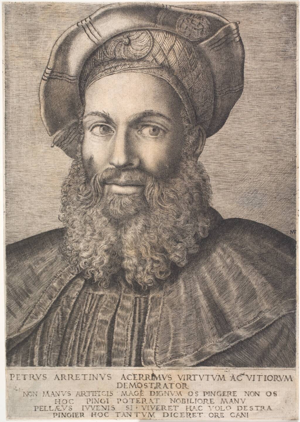 Pietro Aretino, Marcantonio Raimondi, 1470-1534