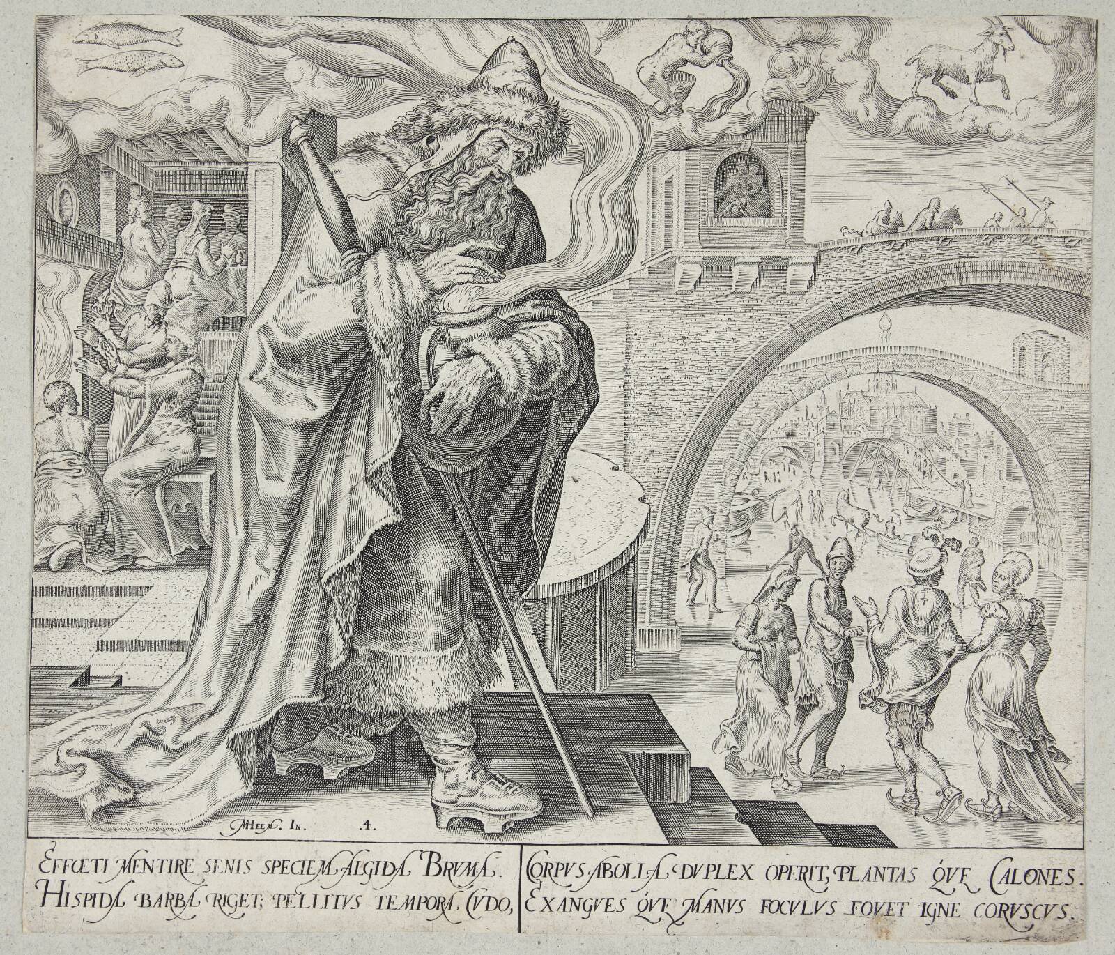 Vinter, Philips Galle, 1563