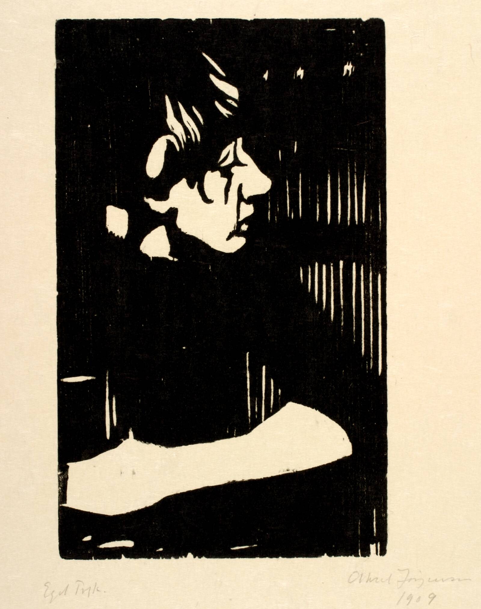Nat, Aksel Jørgensen, 1909