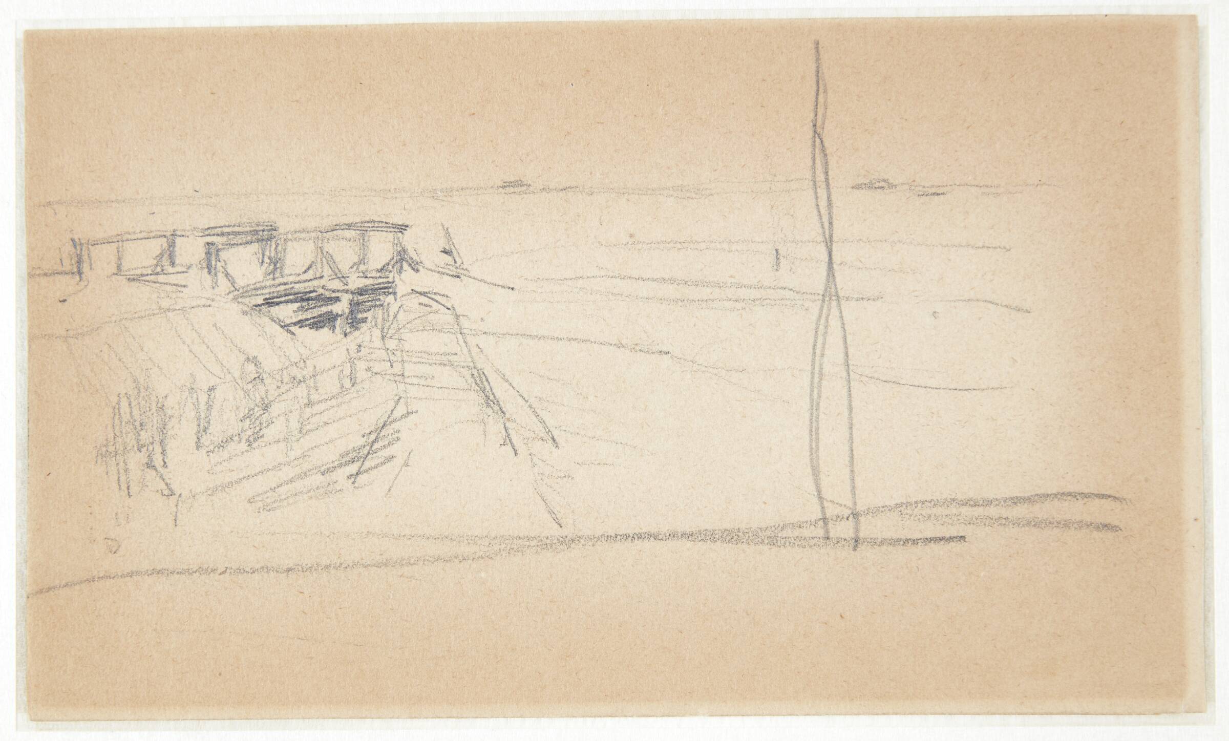 Landskab med en bro, Albert Gottschalk, 1866-1906