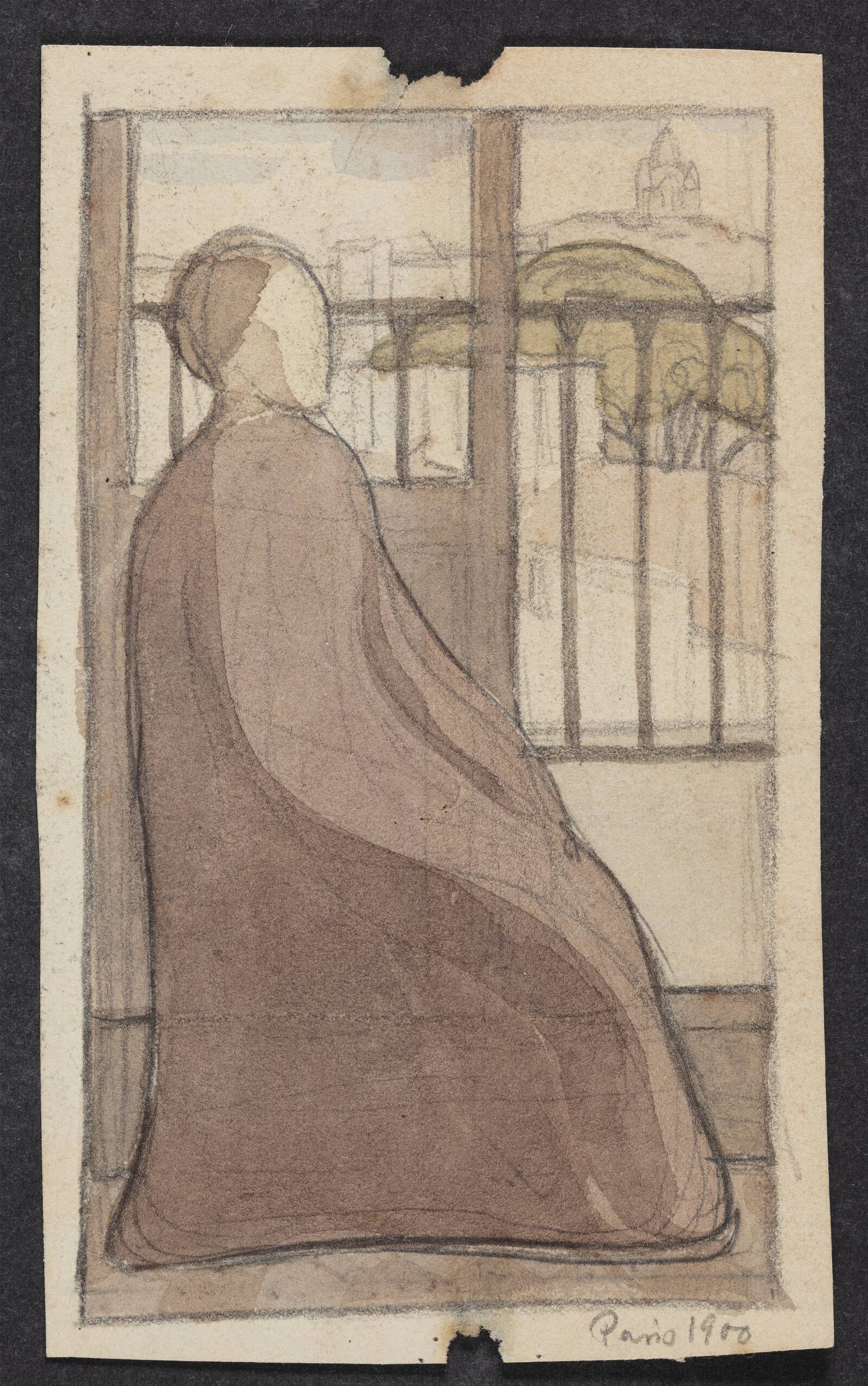Udkast til vægudsmykning, Ejnar Nielsen, 1896-1926