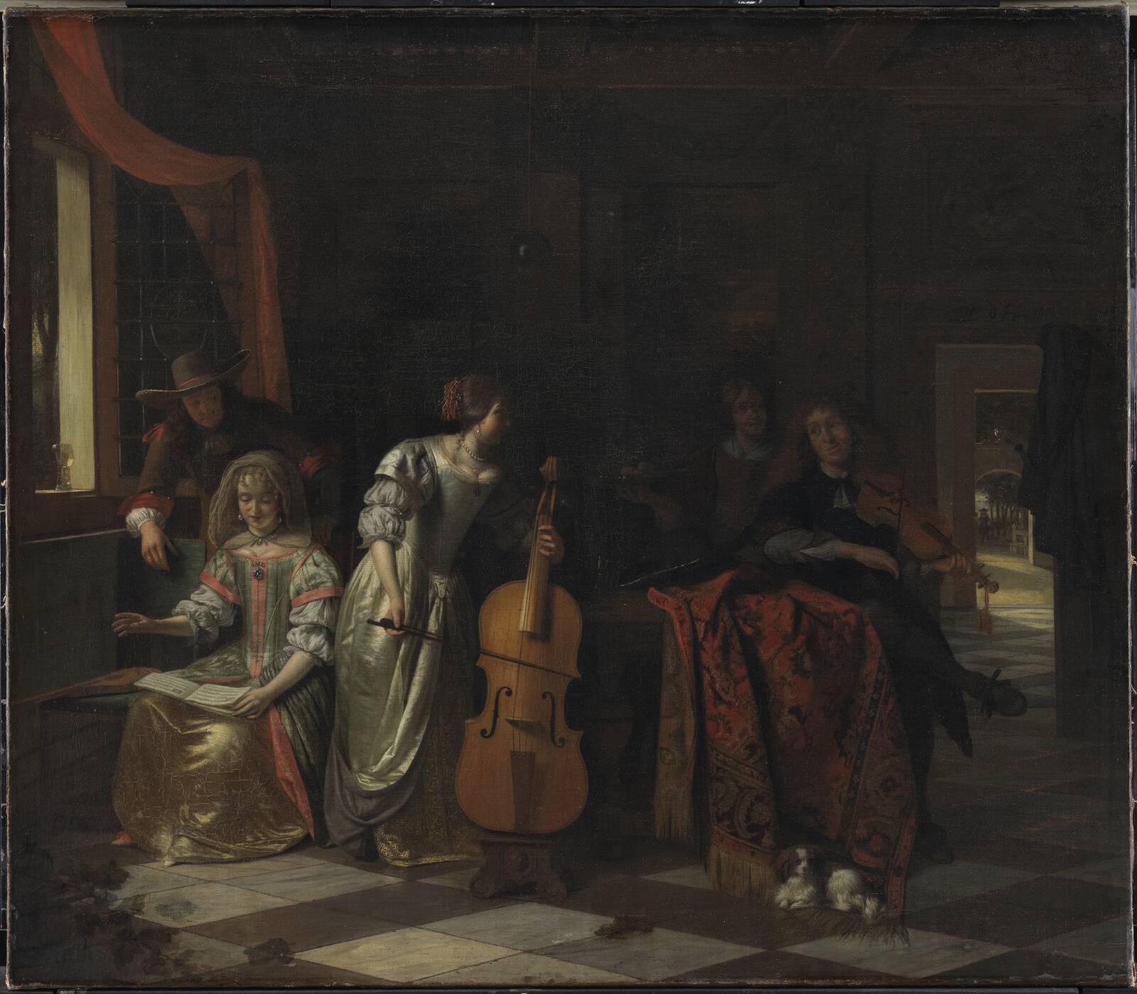 Musicerende selskab, Pieter de Hooch, 1644-1683