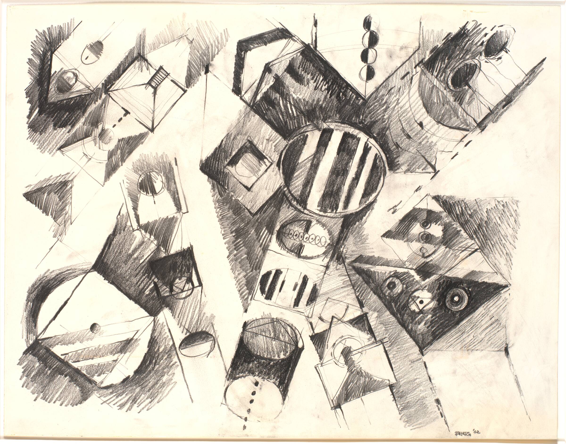 Uden titel, No. 9, Thomas Bang, 1962