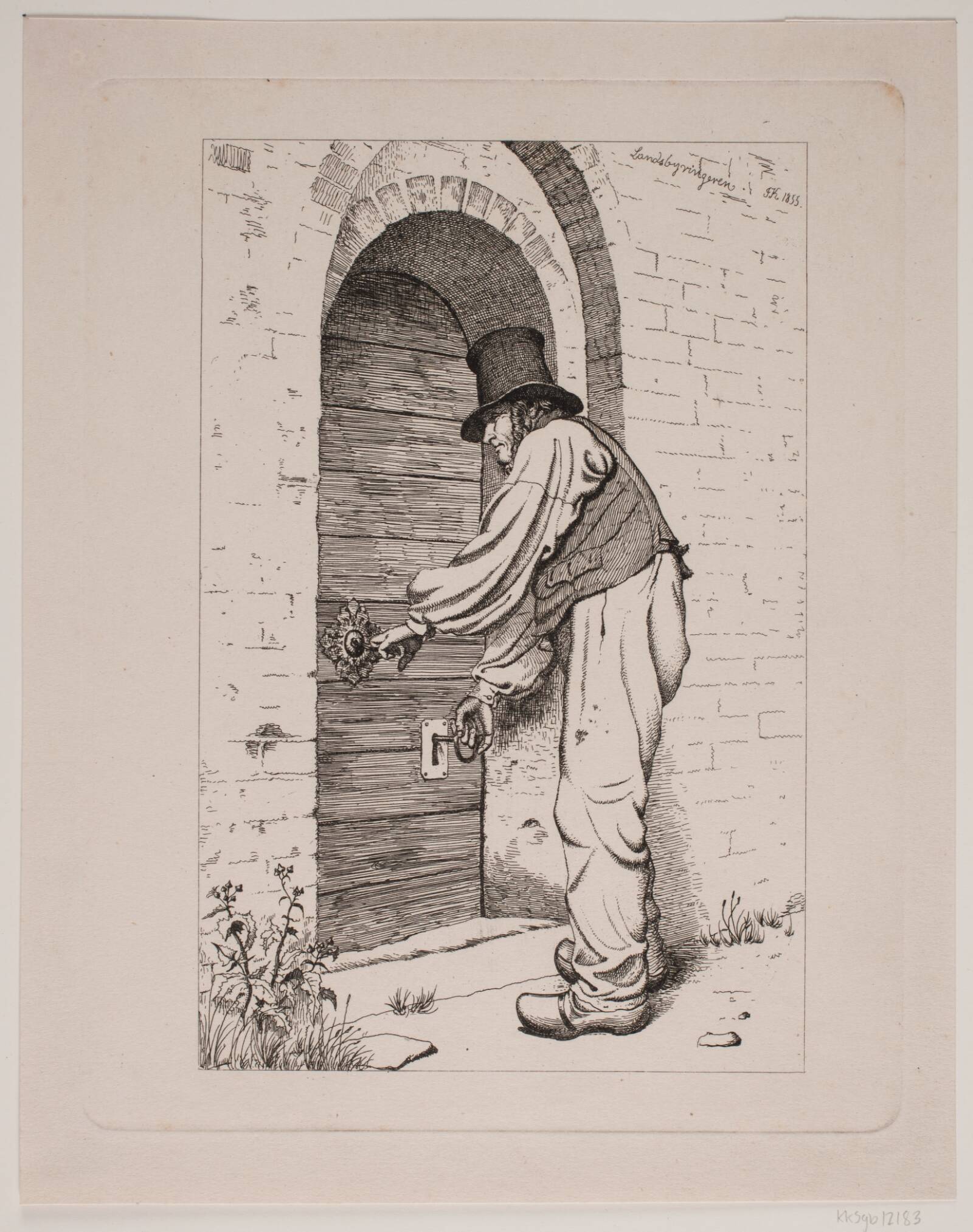 "Landsbyringeren", Jacob Kornerup, 1855