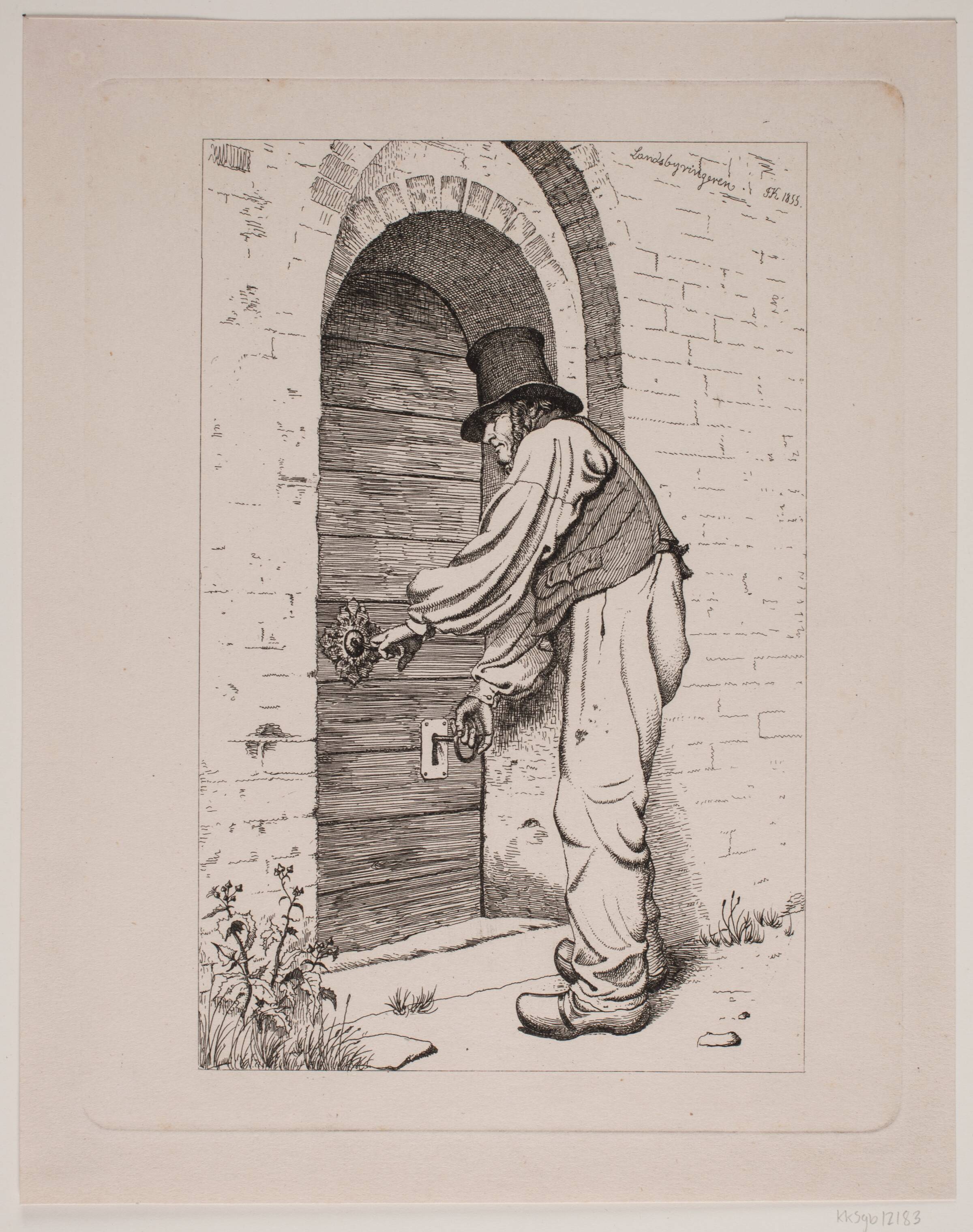 "Landsbyringeren", Jacob Kornerup, 1855