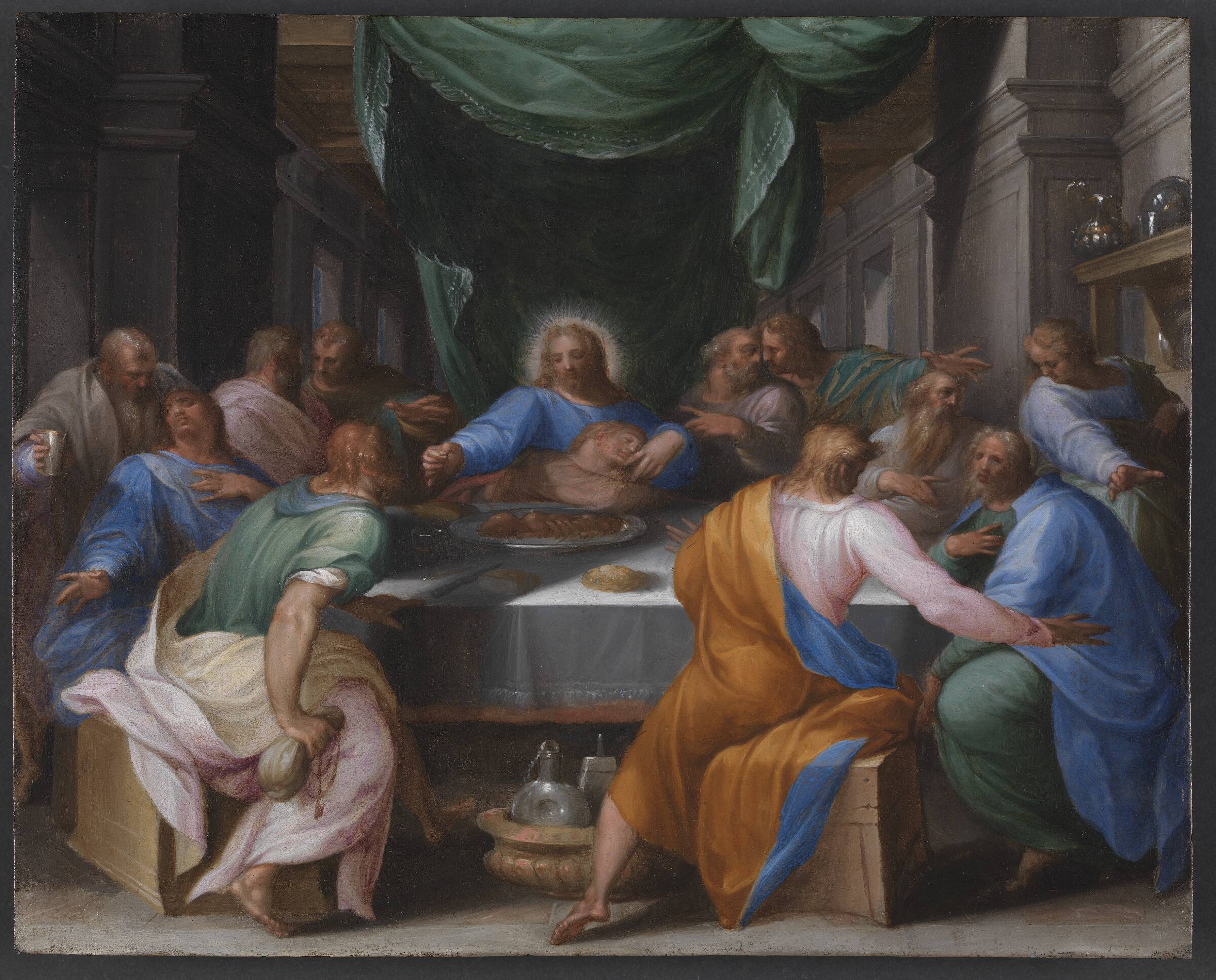 Den hellige nadver, Girolamo Muziano, 1547-1592