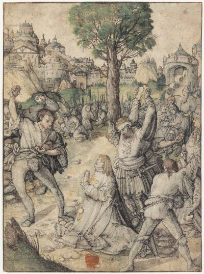 Den hellige Stefanus' stening foran Jerusalems porte