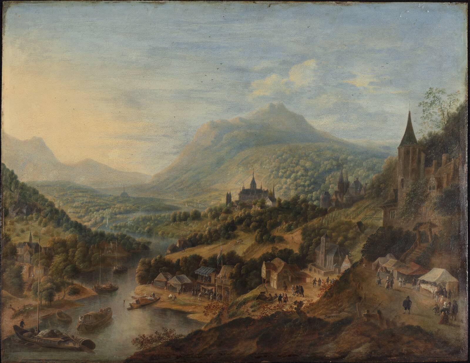 River Scenery, by Jan I Griffier, 1660-1718