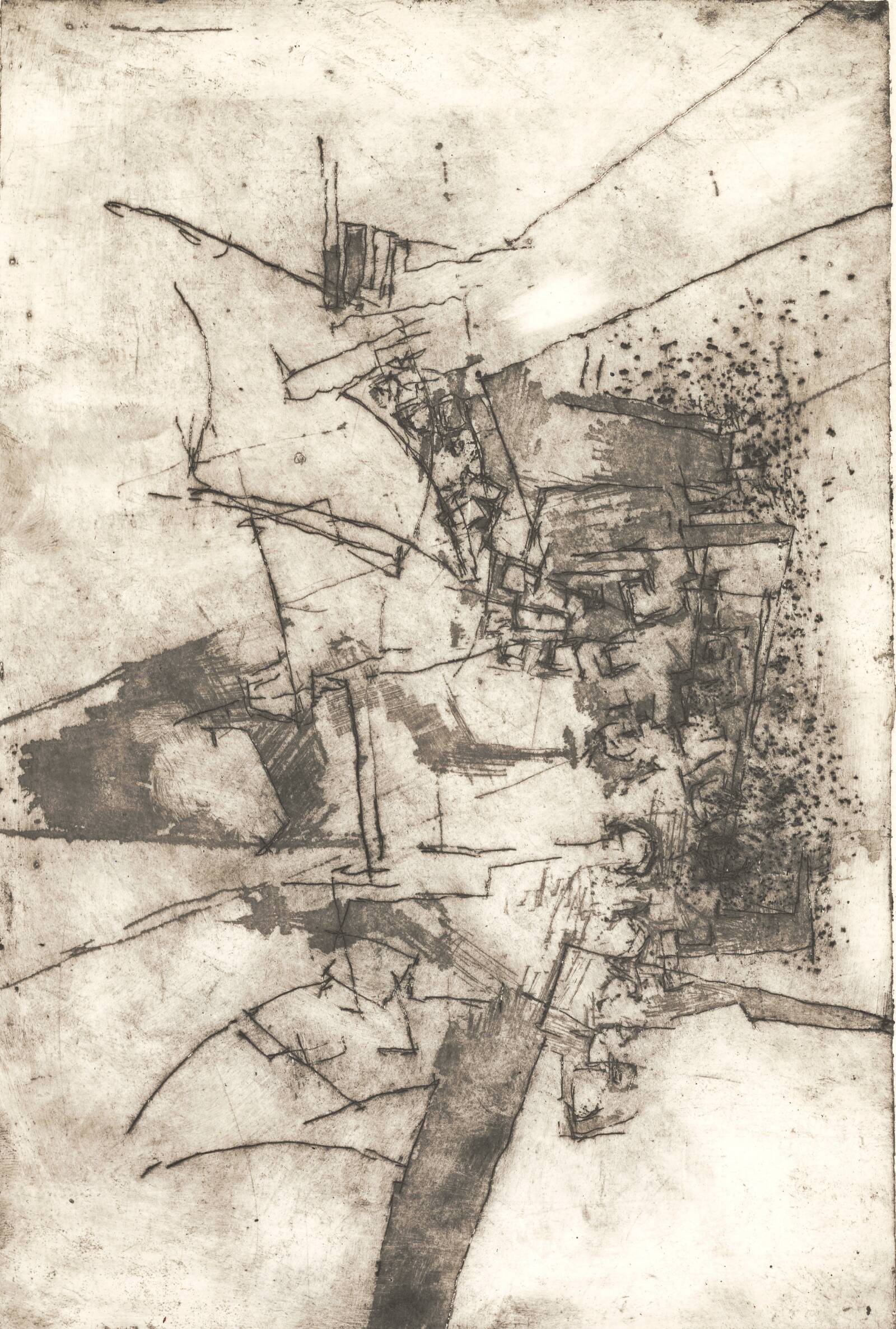 Radering, Bjørn Nørgaard, 1964-1965