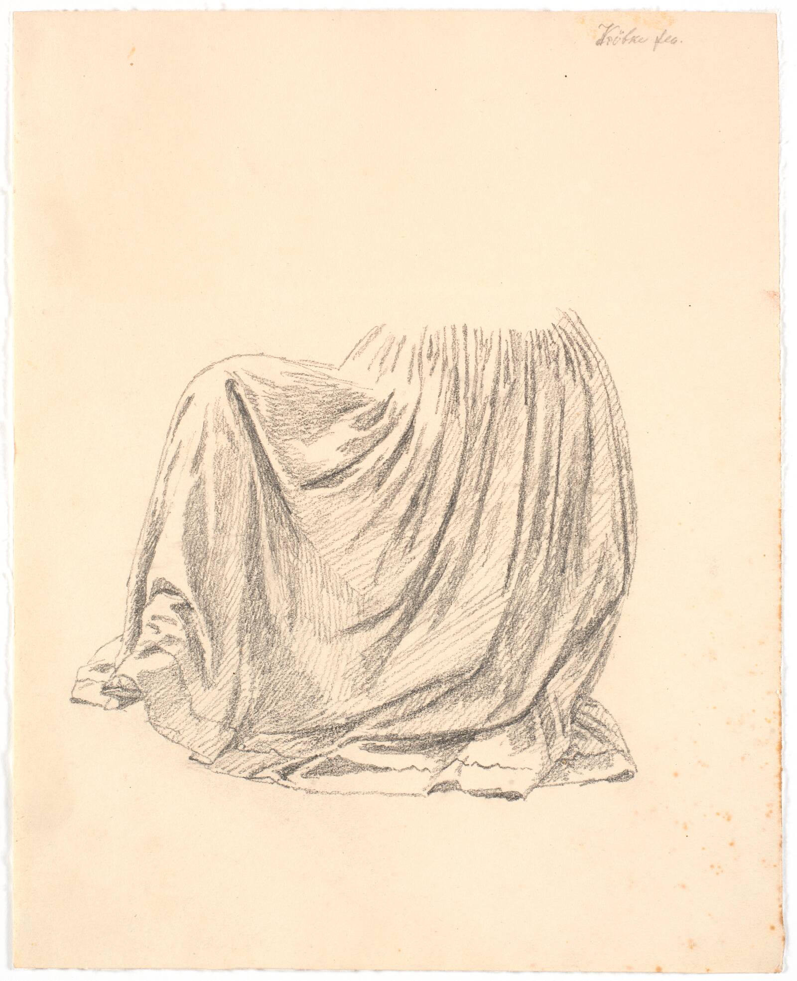 Draperistudie, Christen Købke, 1842-1845