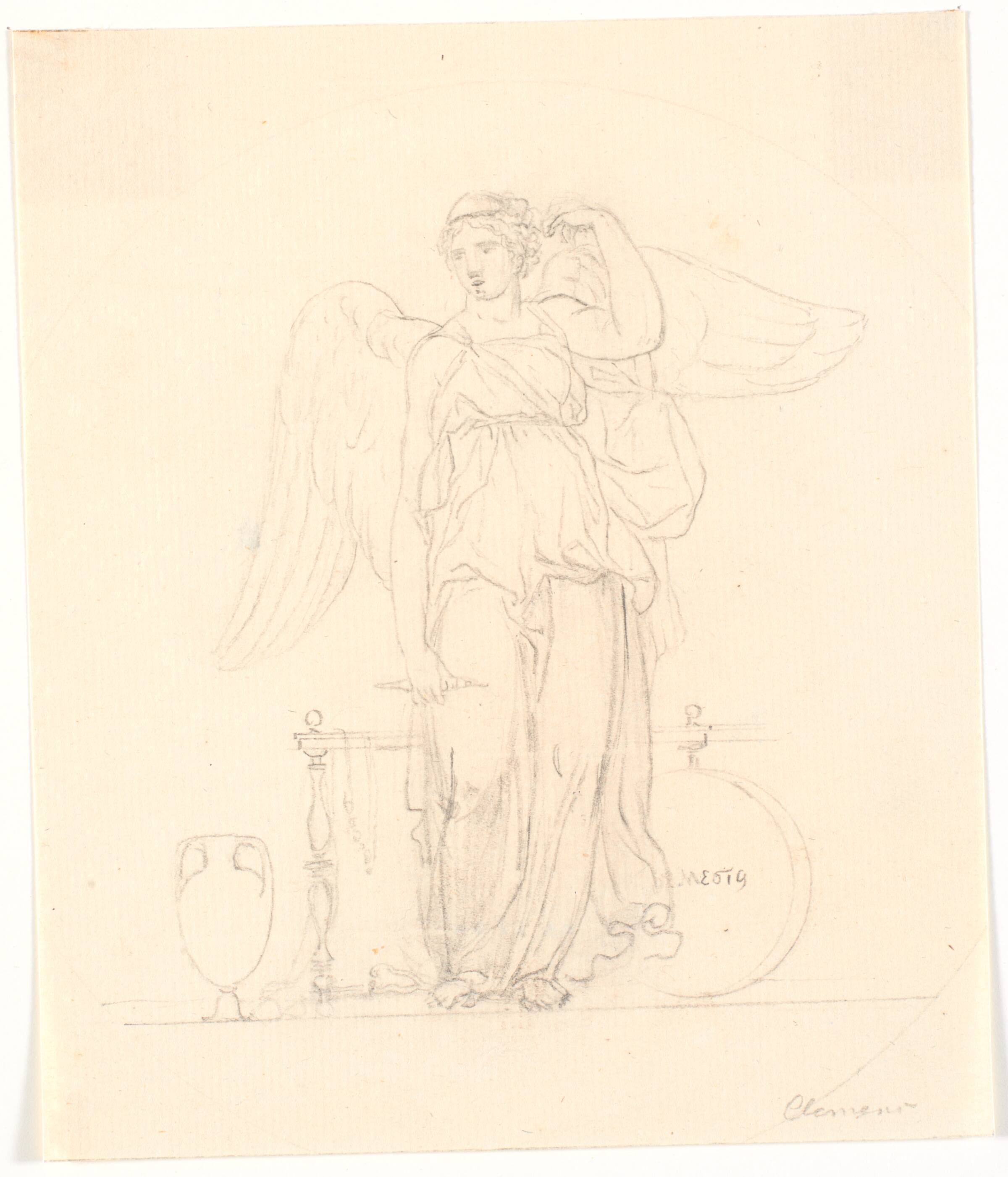 Stående vinget Nemesis, J.F. Clemens, 1748-1831