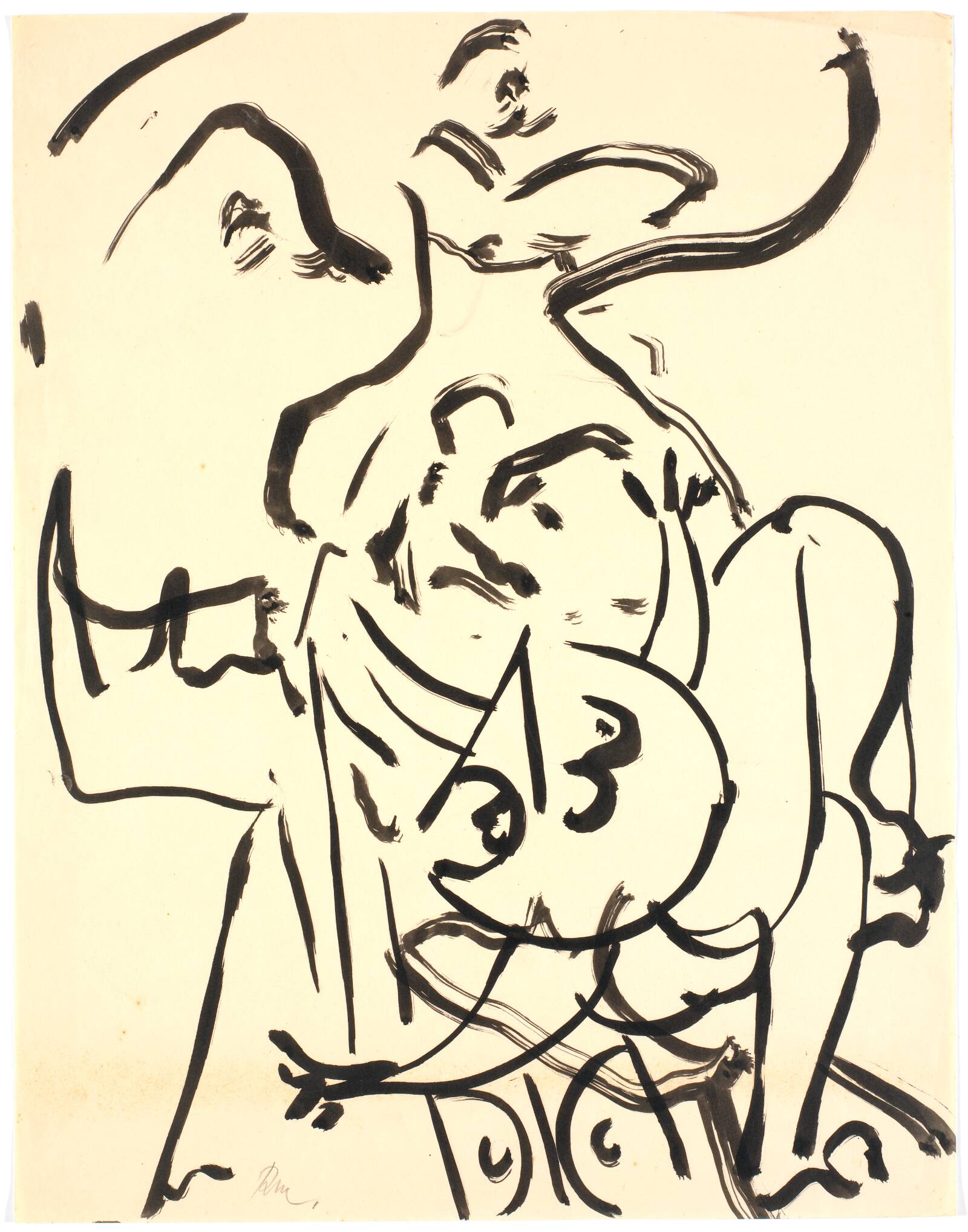 Mor-barn figur, Richard Mortensen, 1942-1944