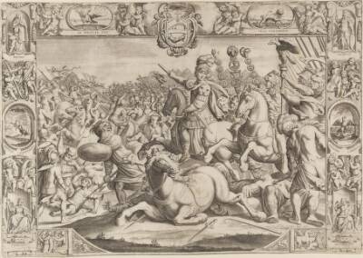Stor romersk fægtning (allegori på pave Urbanus VIII)