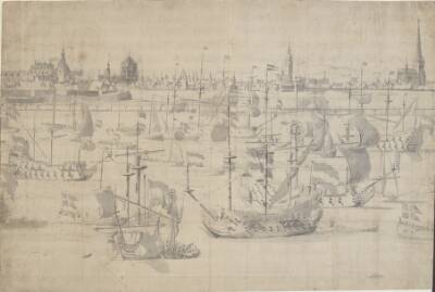 Den hollandske flåde på Københavns Red 1658
