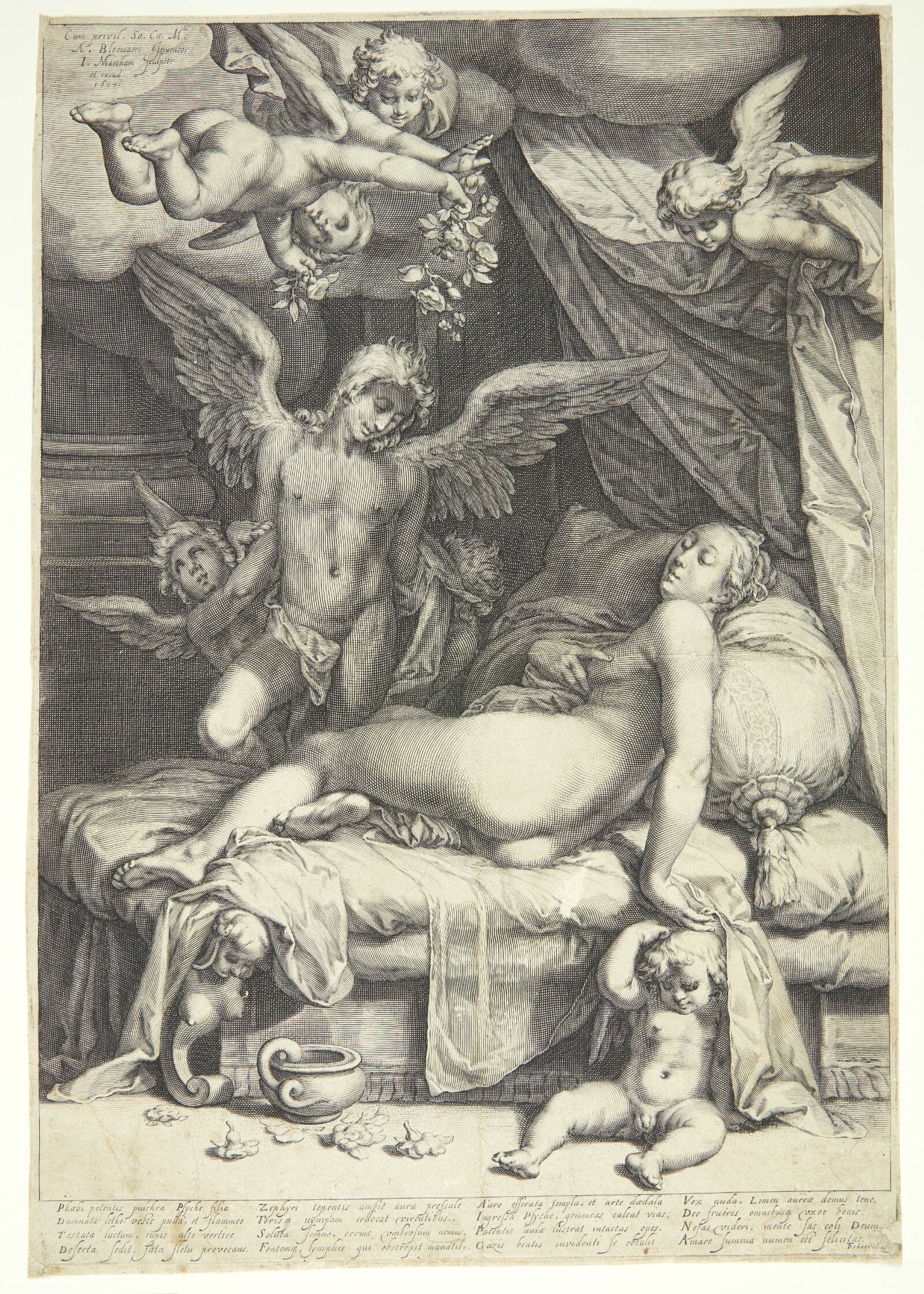 Amor og Psyche, Jacob Matham, 1607