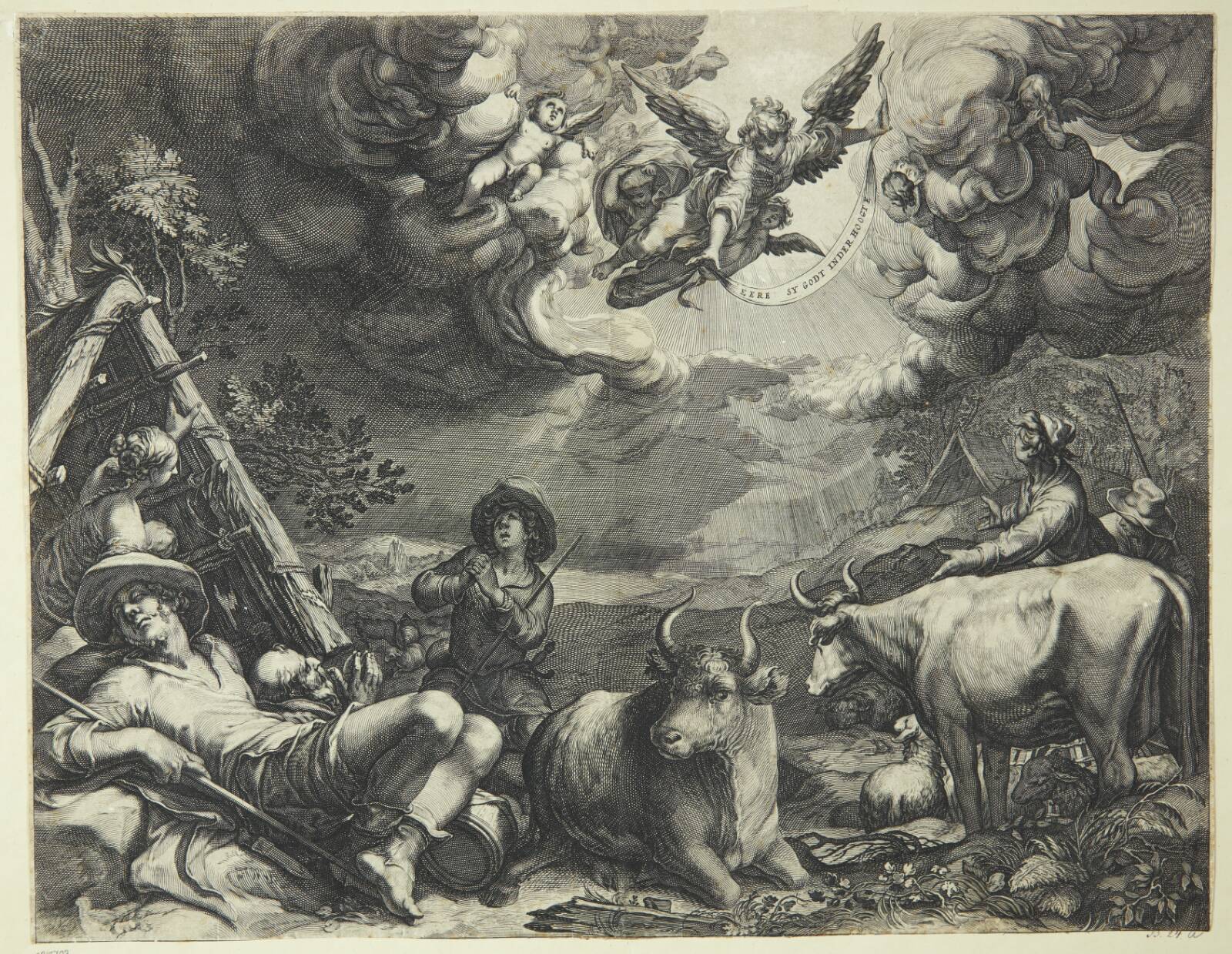 Bebudelsen for hyrderne, Ubekendt, 1600-1699