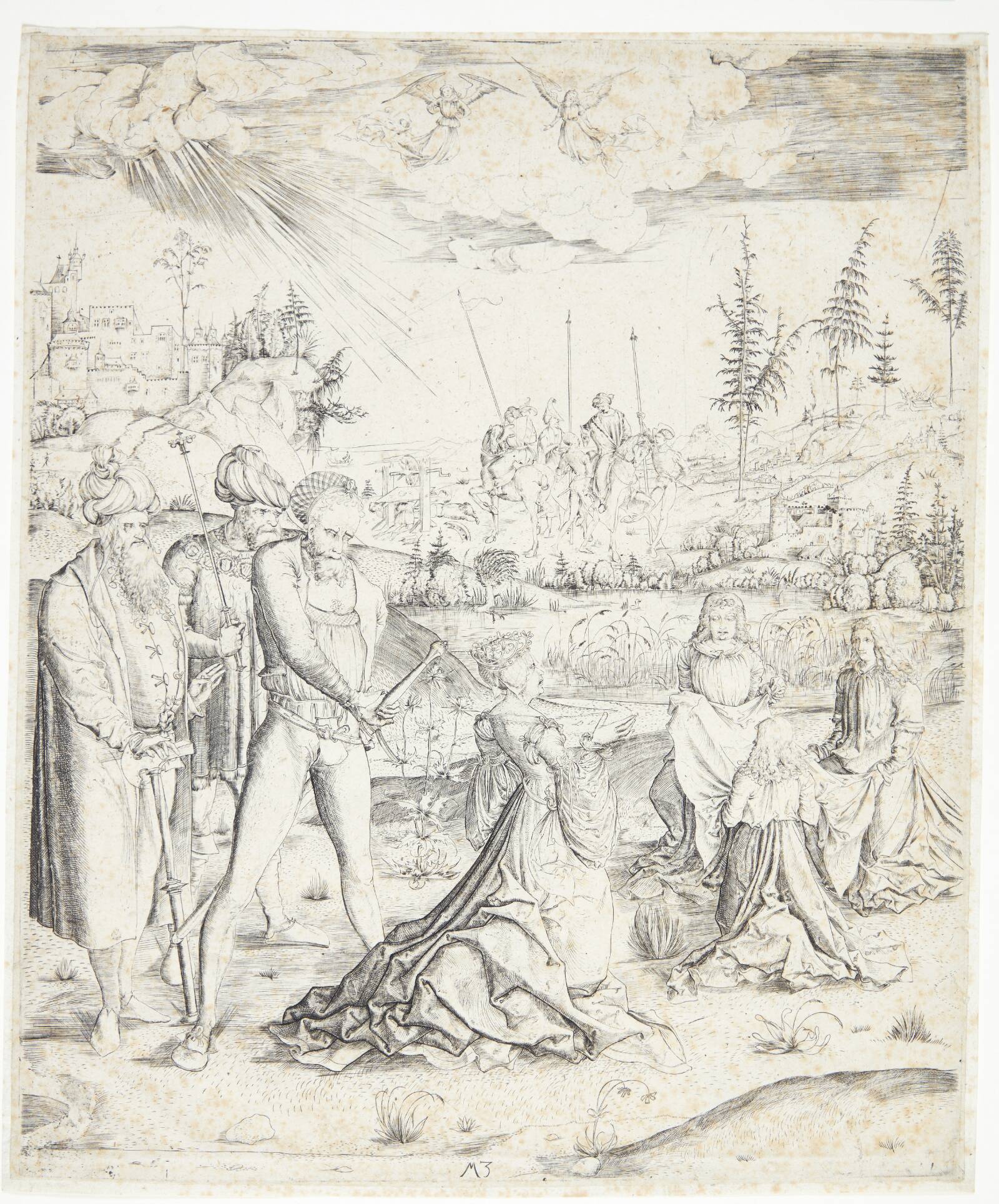 Sankt Katarinas martyrium, Monogrammist MZ, 1498-1502